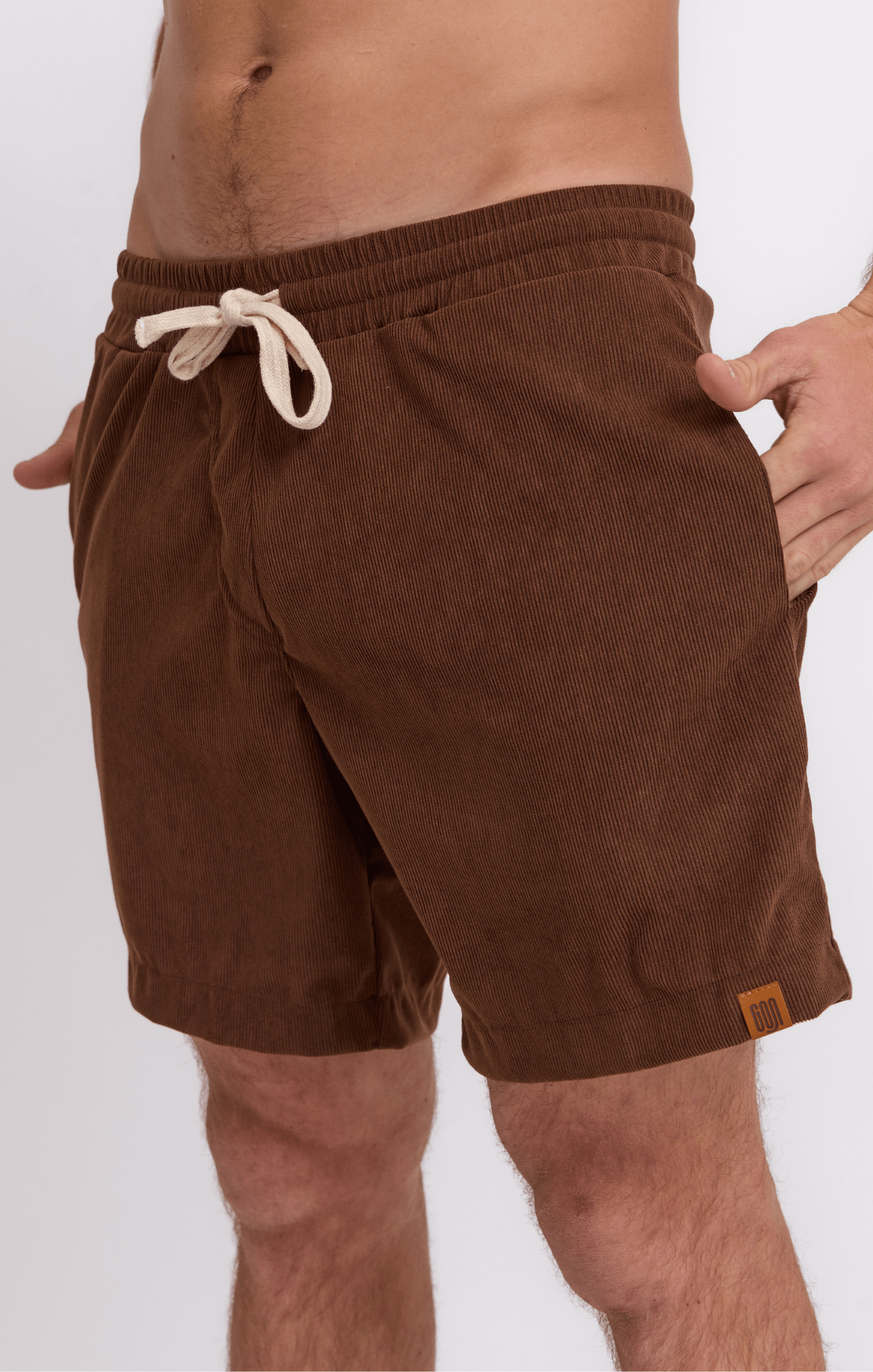 Brown - Corduroy Shorts - GONSURFING