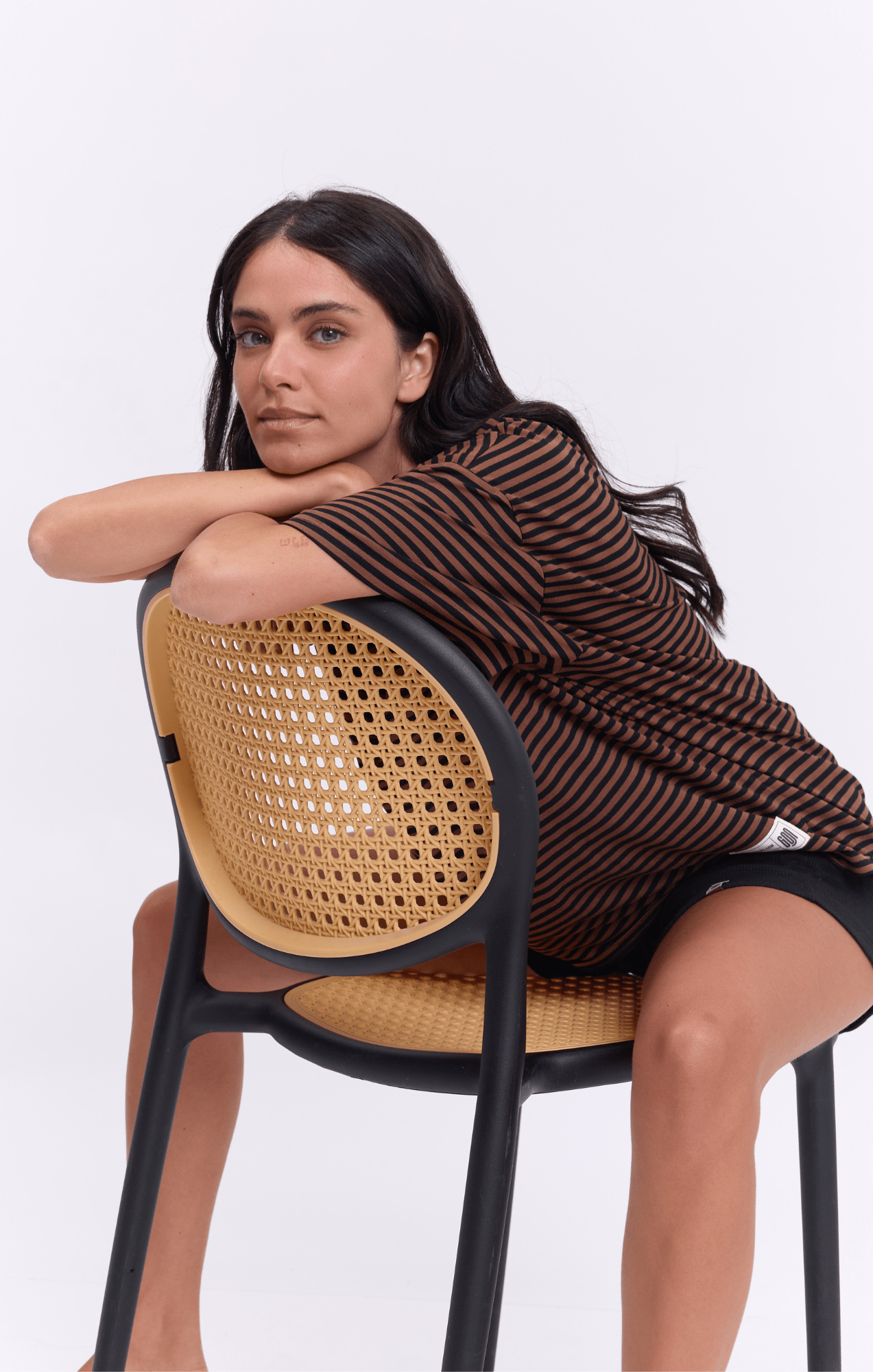 Brown Stripes - Oversize T-Shirt - GONSURFING