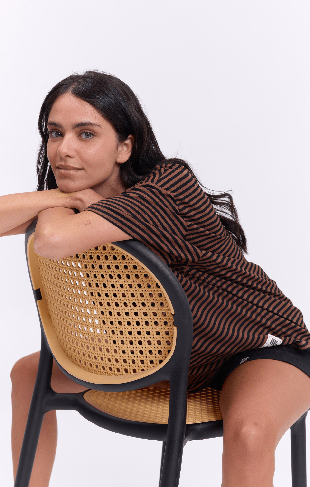 Brown Stripes - Oversize T-Shirt - GONSURFING