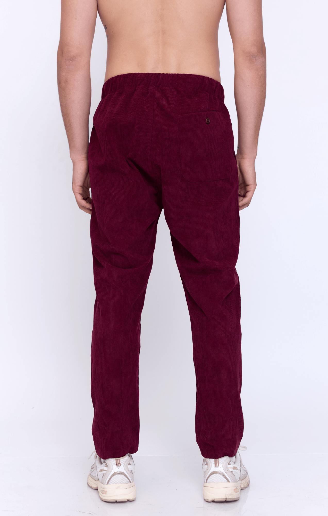 Burgundy - Corduroy Long Pants - GONSURFING