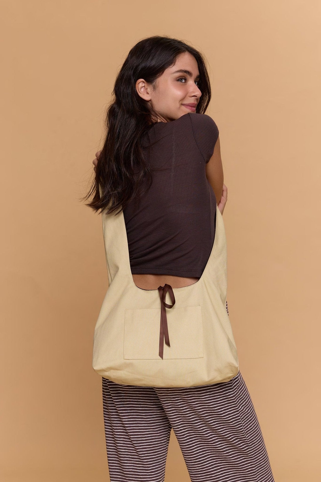 Crossbody bag - Butter / brown - GONSURFING