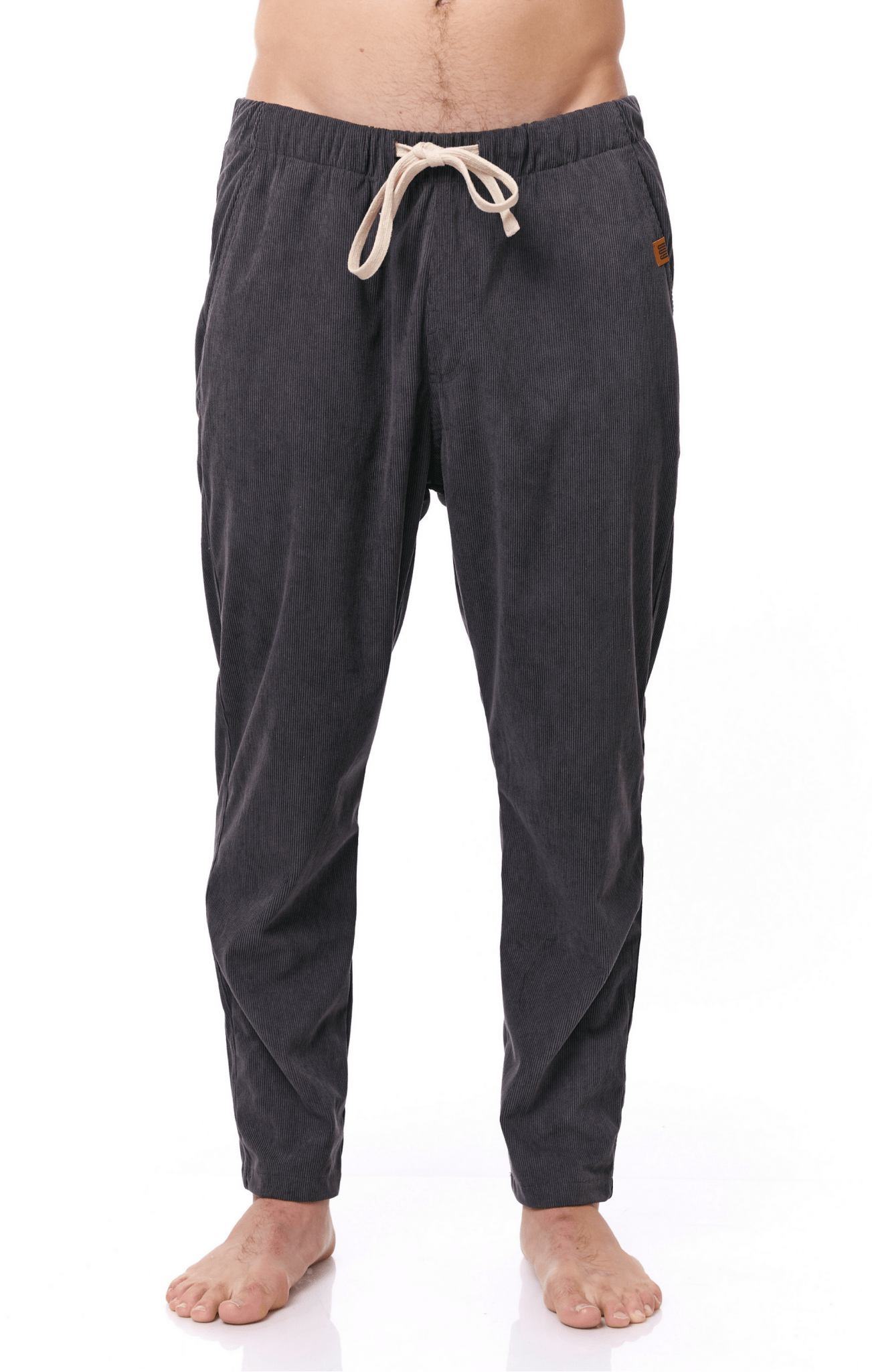 Dark Gray - Corduroy Long Pants - GONSURFING