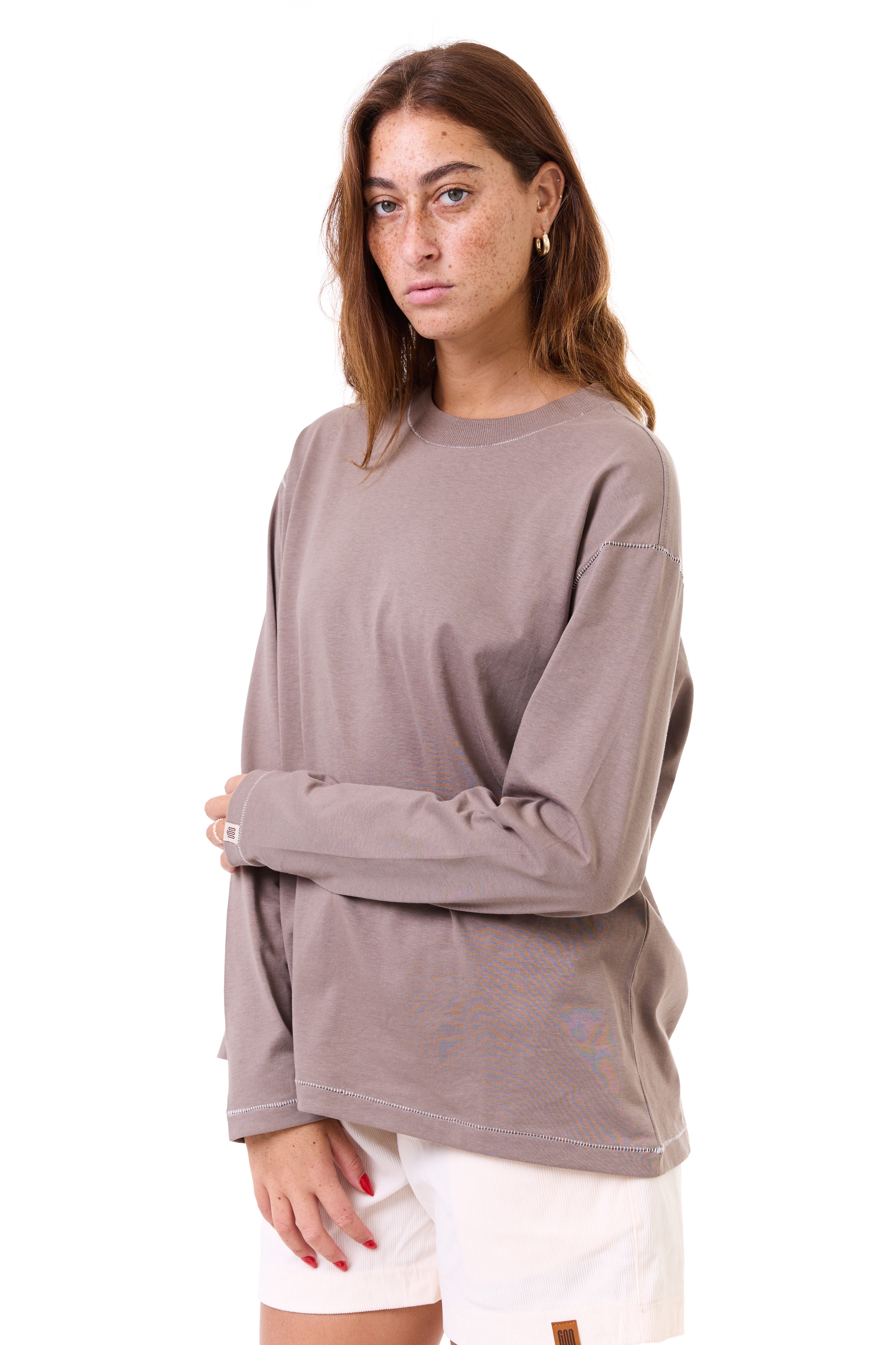 Camel - stitches long sleeves