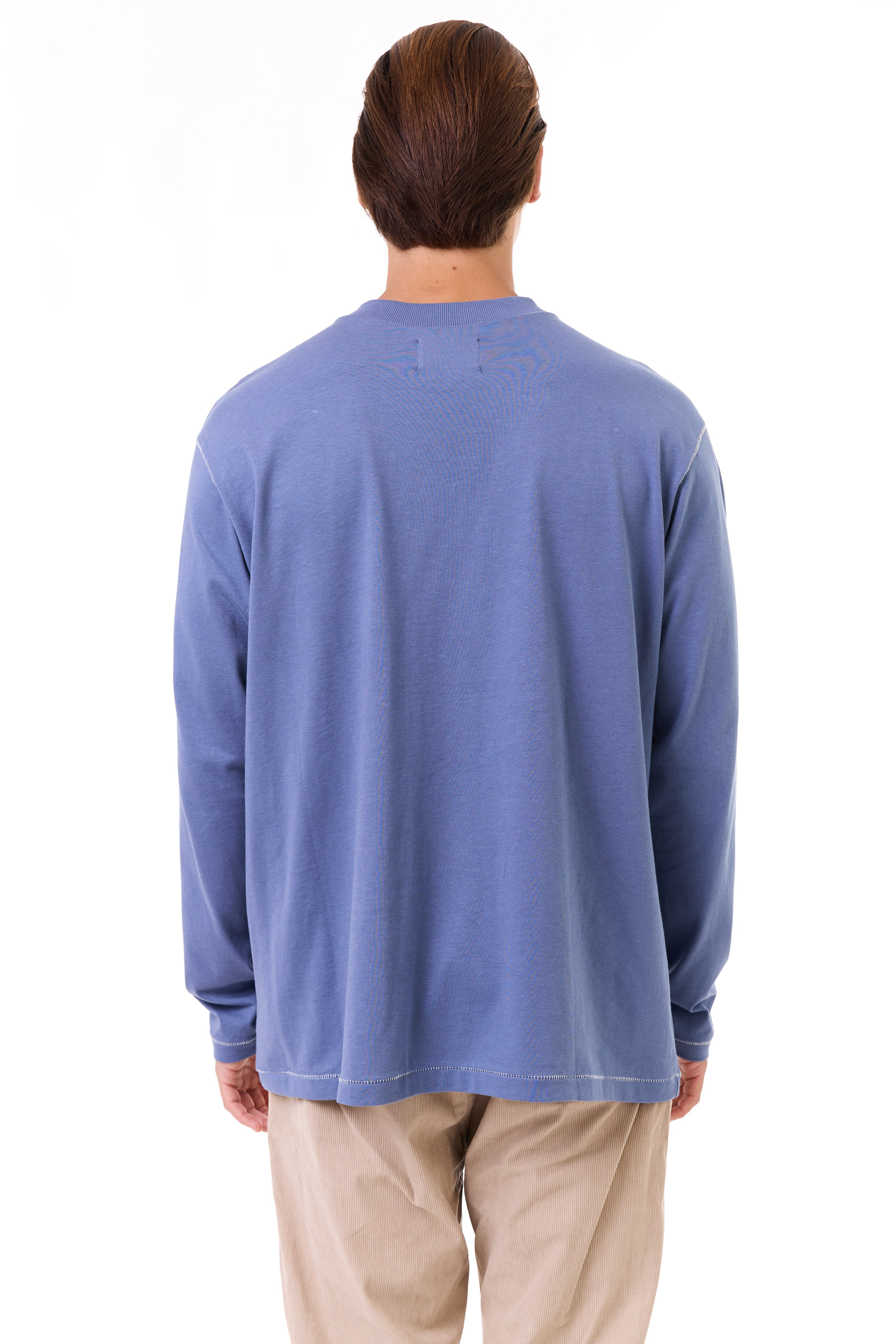 Blue- stitches long sleeves