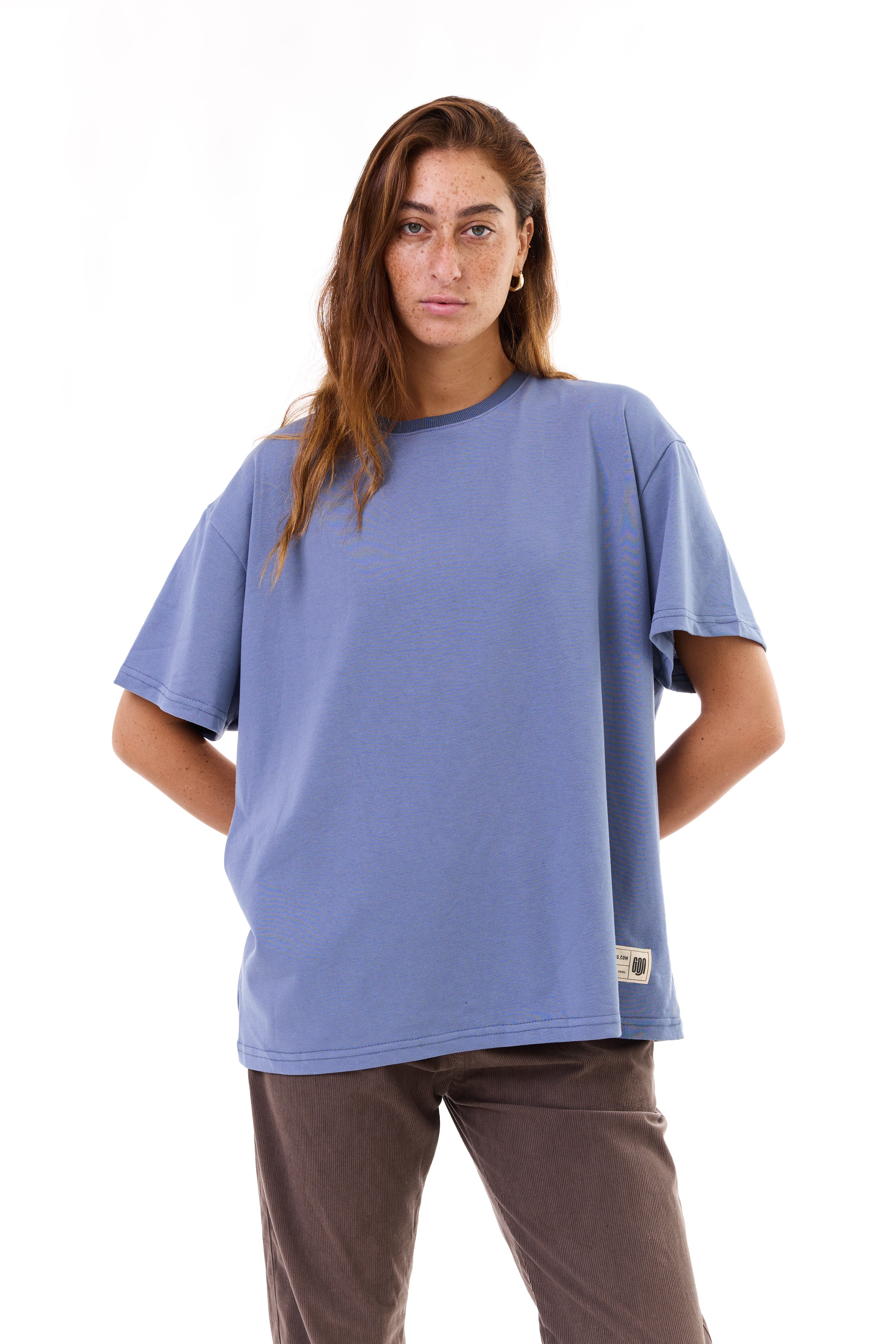 Basic Blue- oversized t-shirt