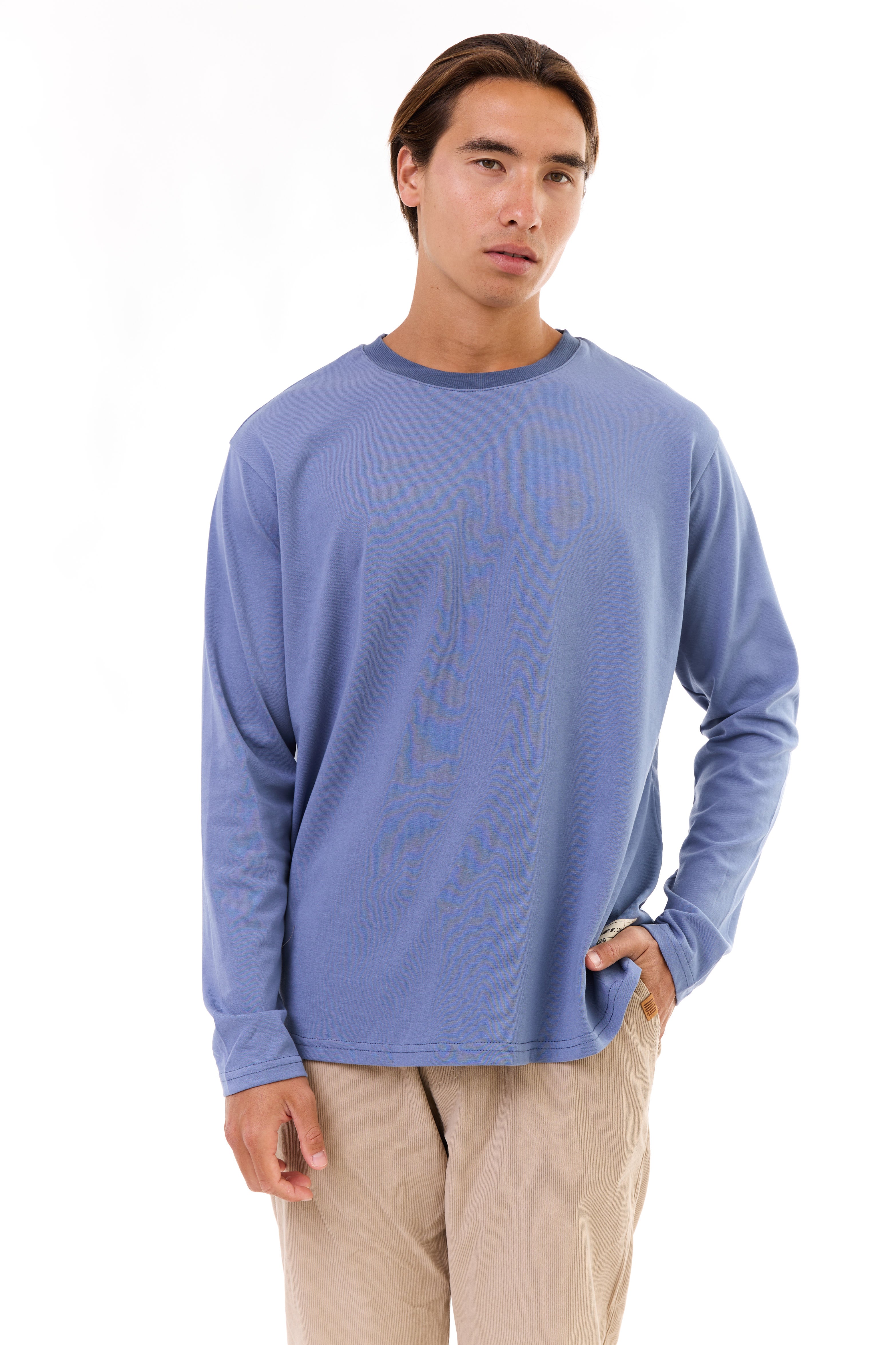 Basic Blue- oversized long sleeves