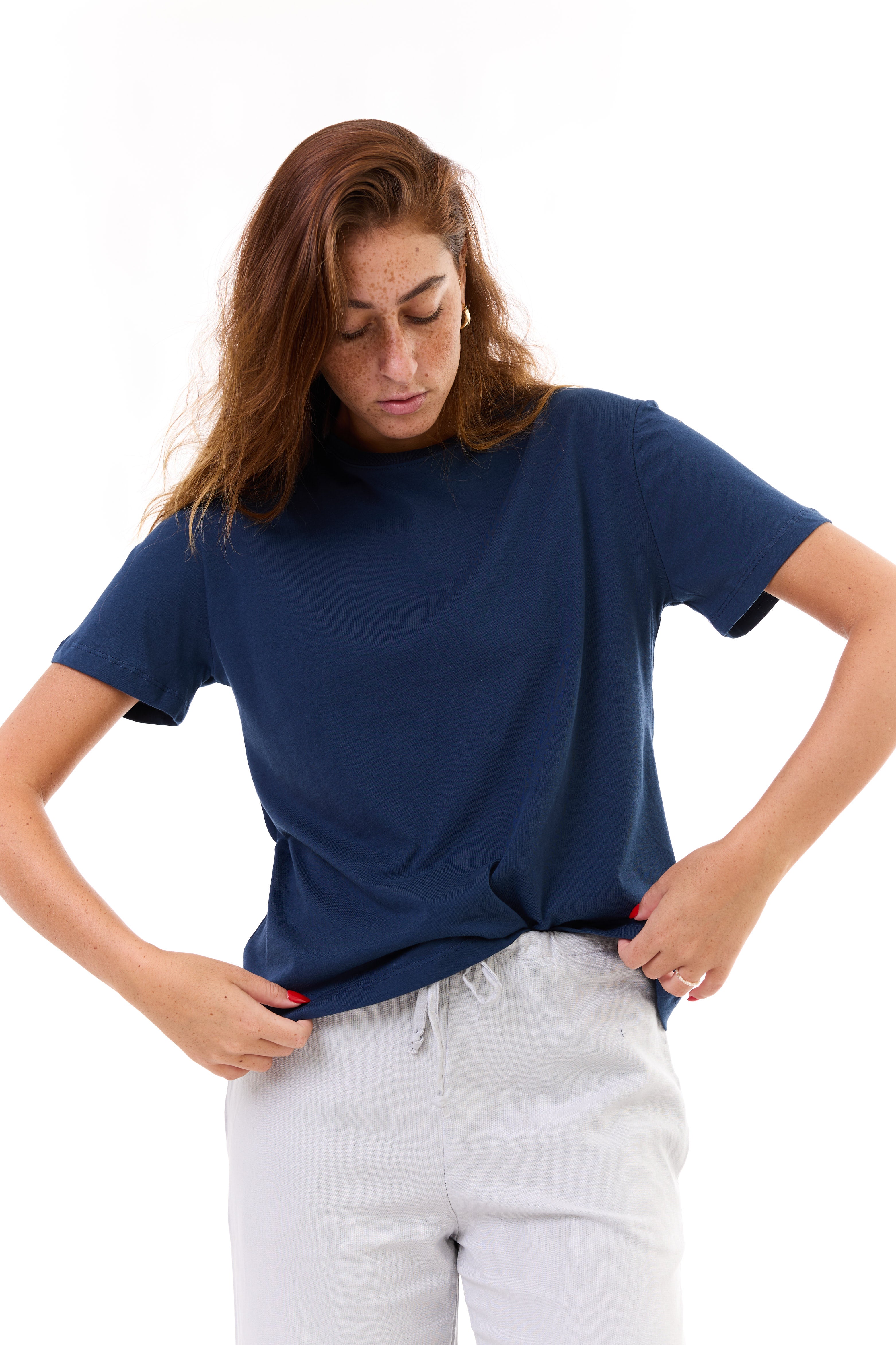 Navy blue - women t-shirt