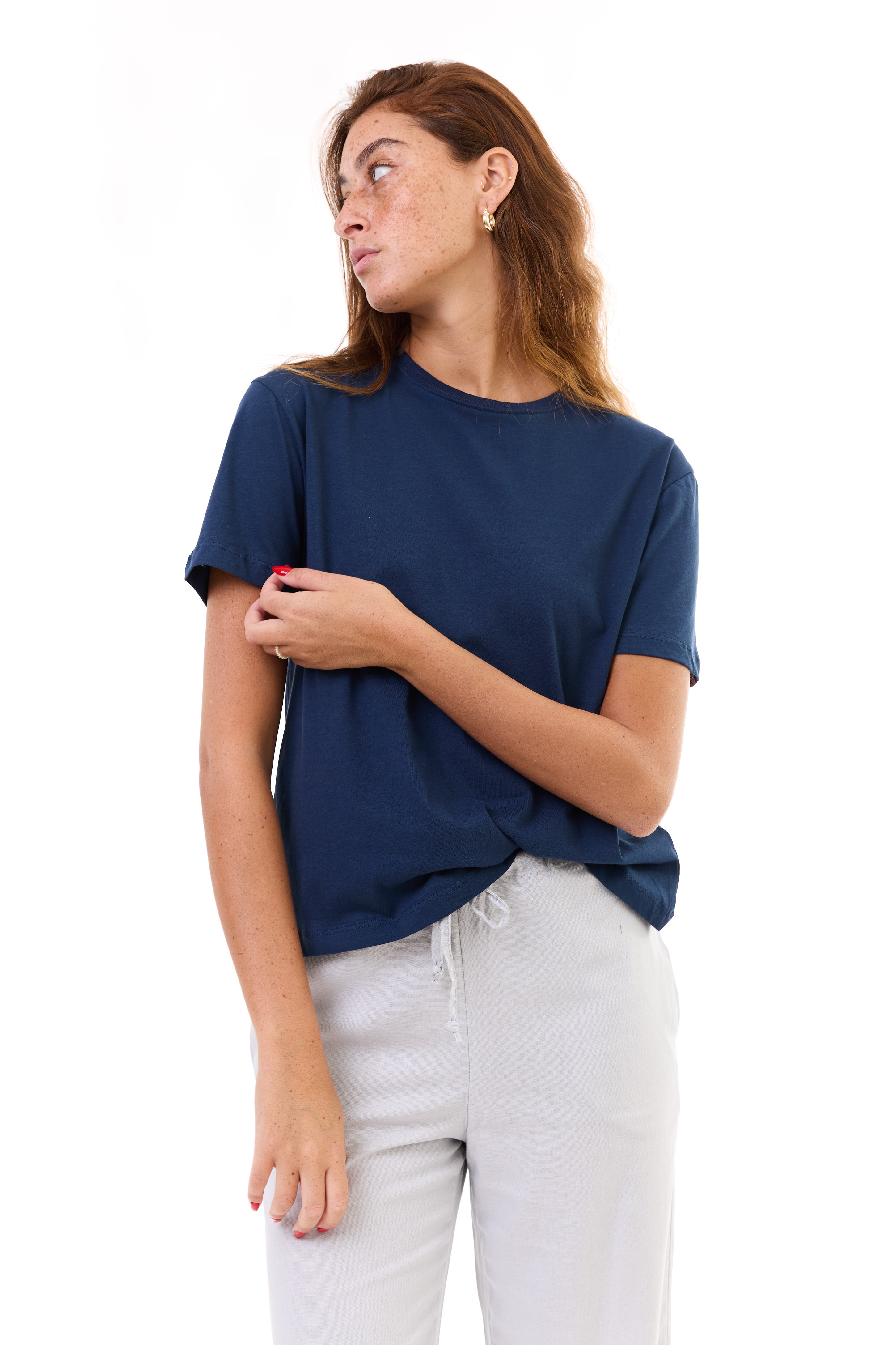 Navy blue - women t-shirt
