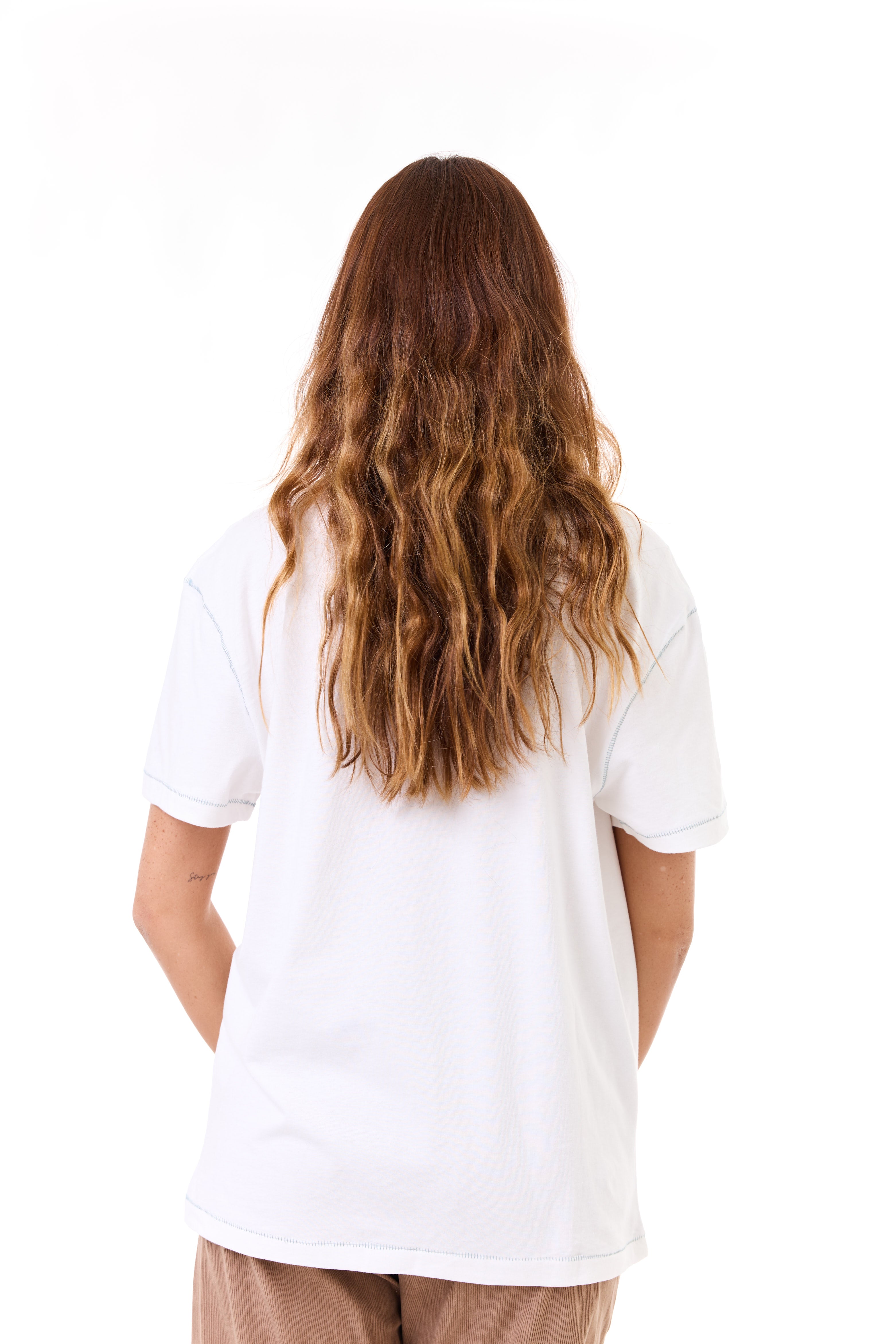 White - stitches t-shirt