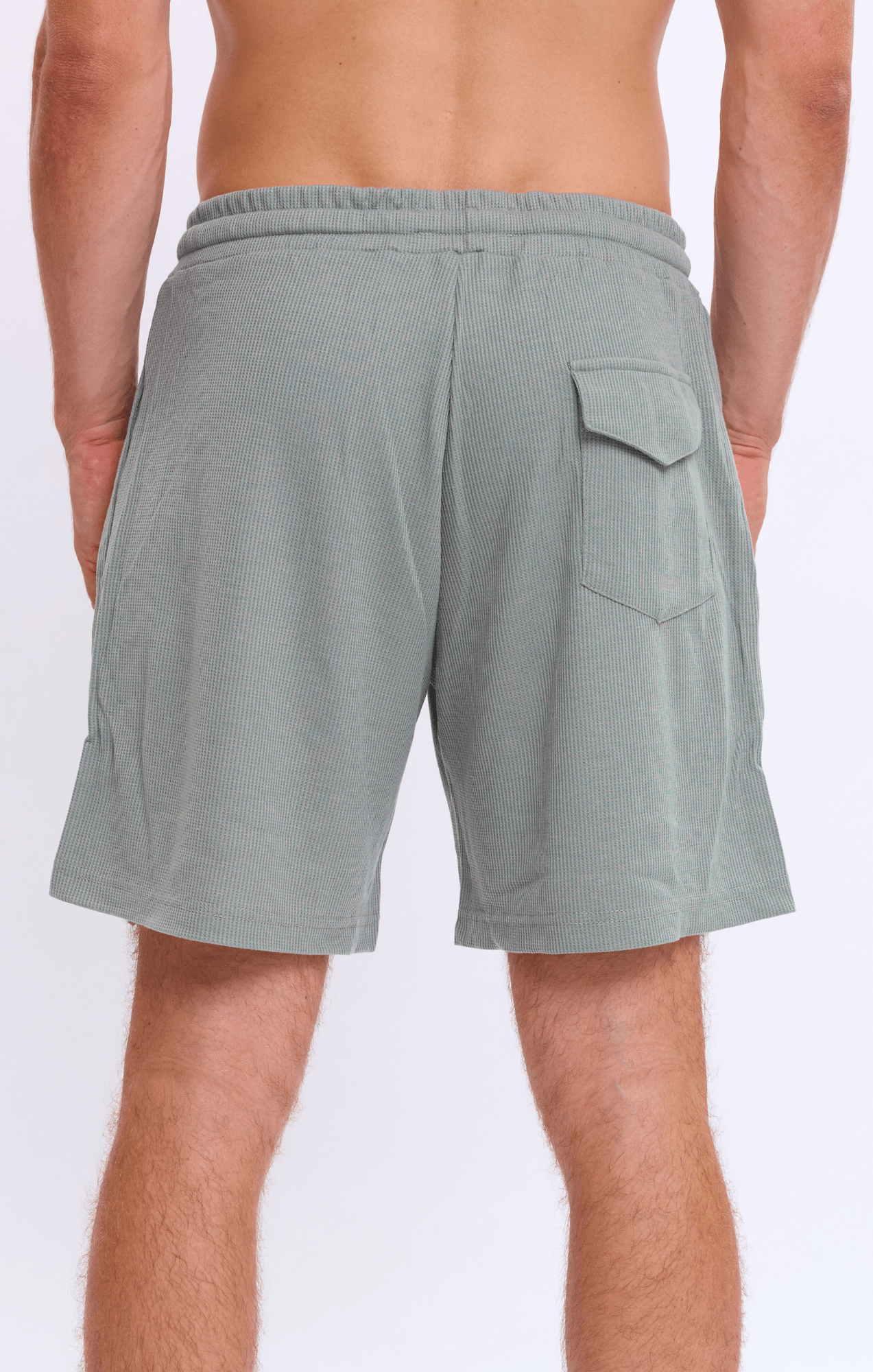 Gray Green - Waffle Shorts - GONSURFING