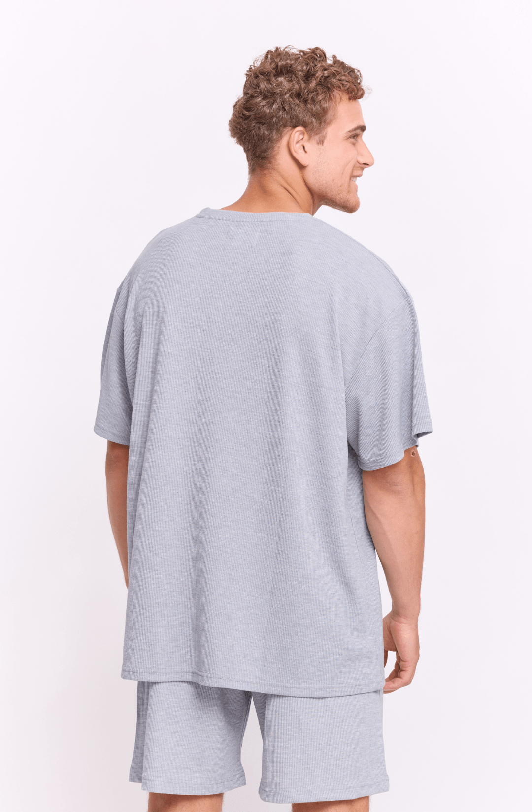 Gray - Waffle T-Shirt - GONSURFING