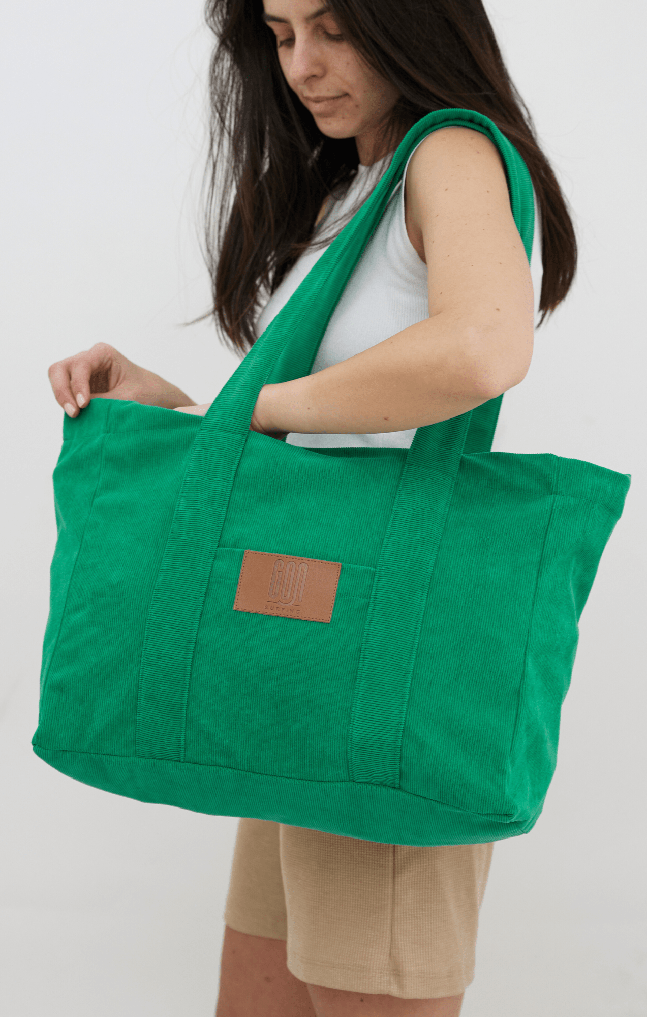 Green - Corduroy Bag - GONSURFING