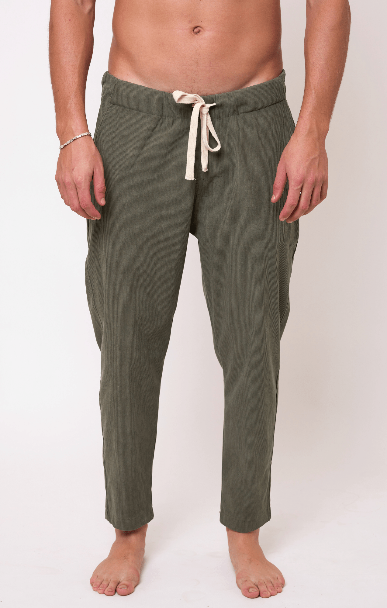 Green - Corduroy Long Pants - GONSURFING