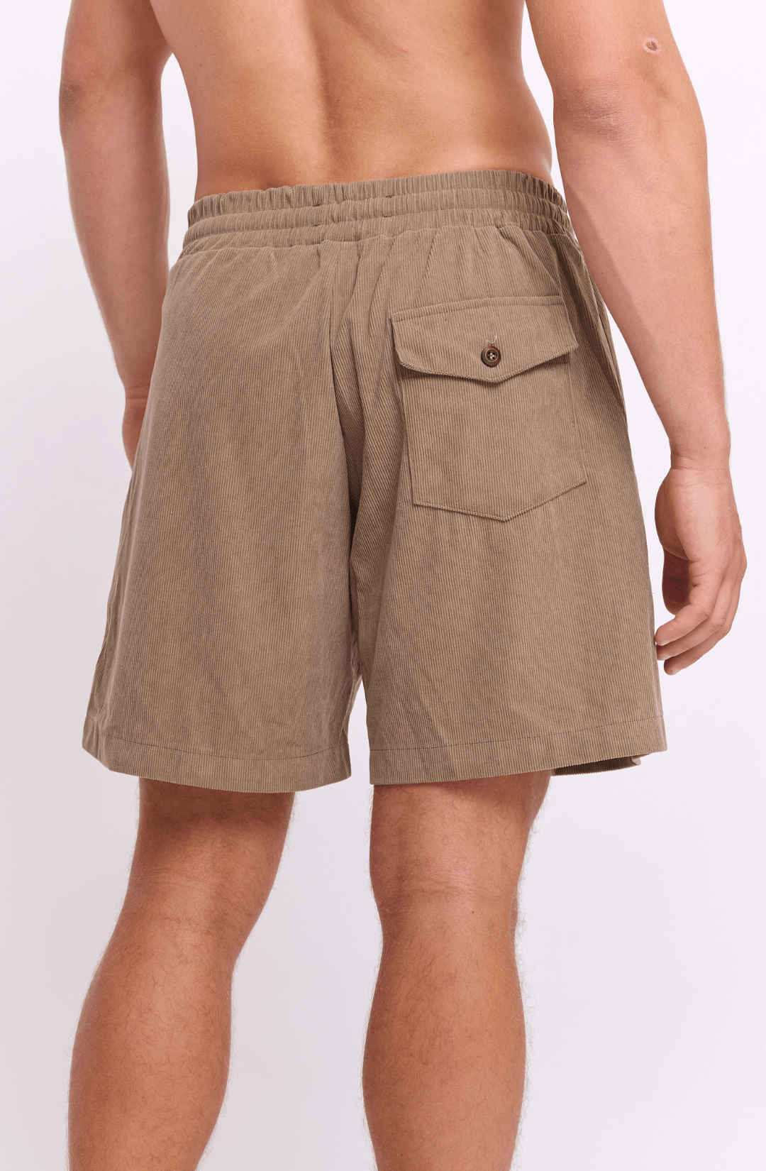 Khaki - Corduroy Shorts - GONSURFING