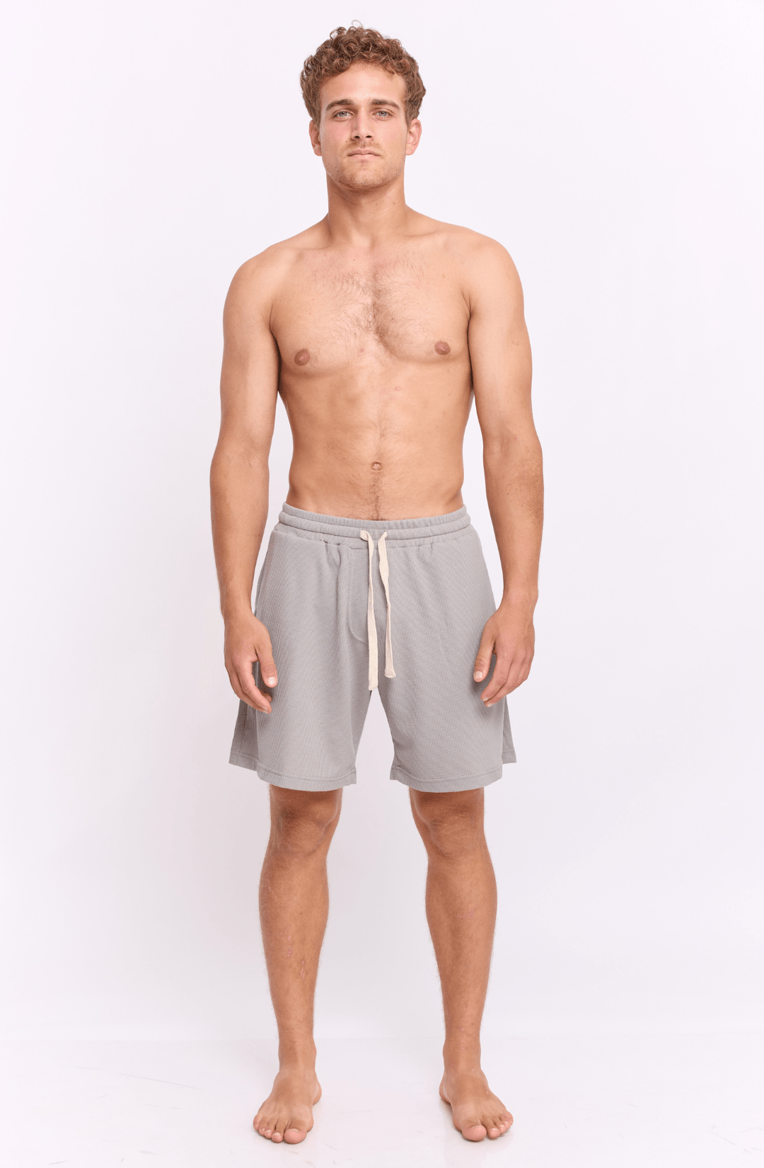Khaki - Waffle Shorts - GONSURFING