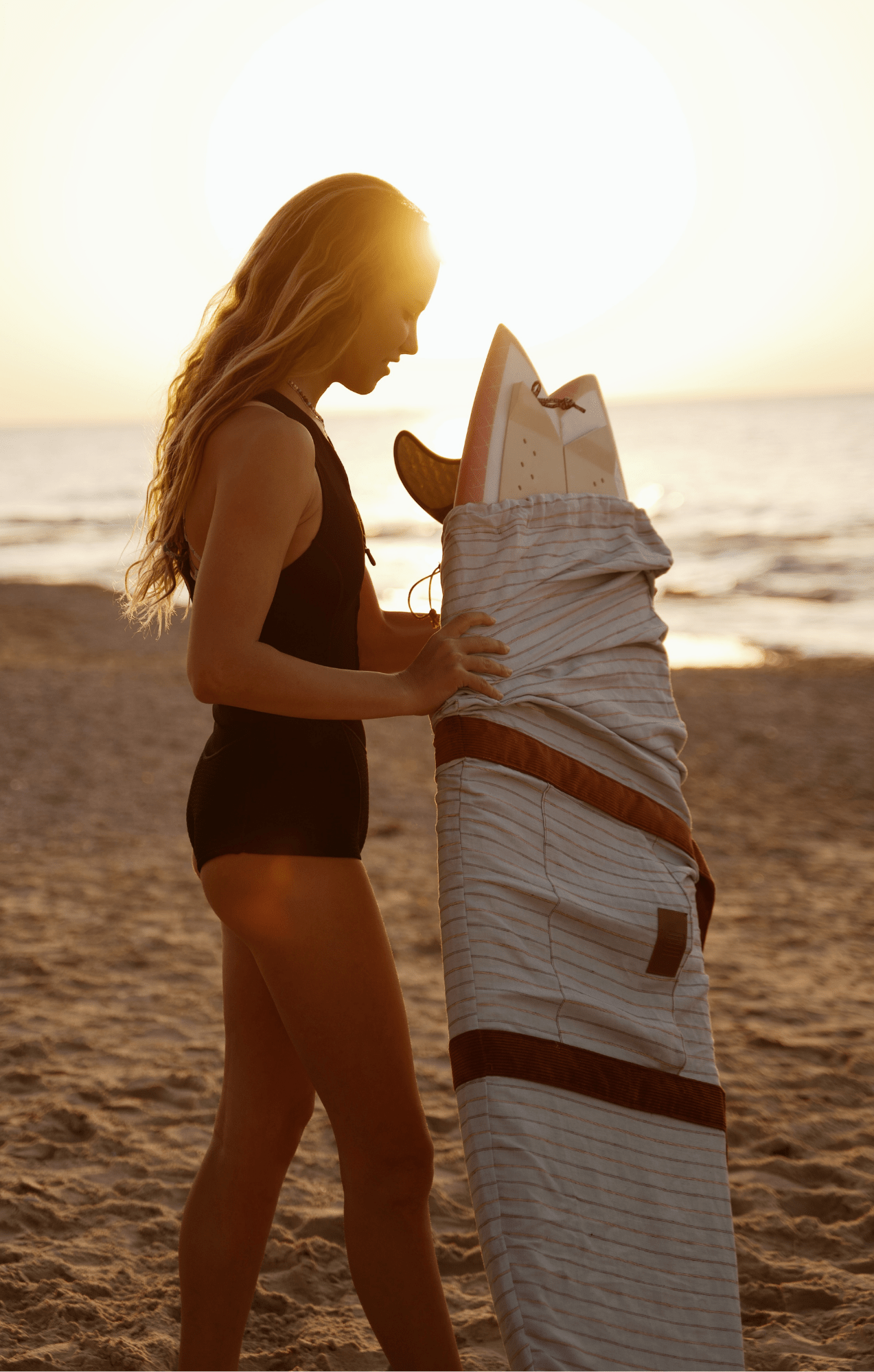 Light Blue - Surfboard Bag - GONSURFING