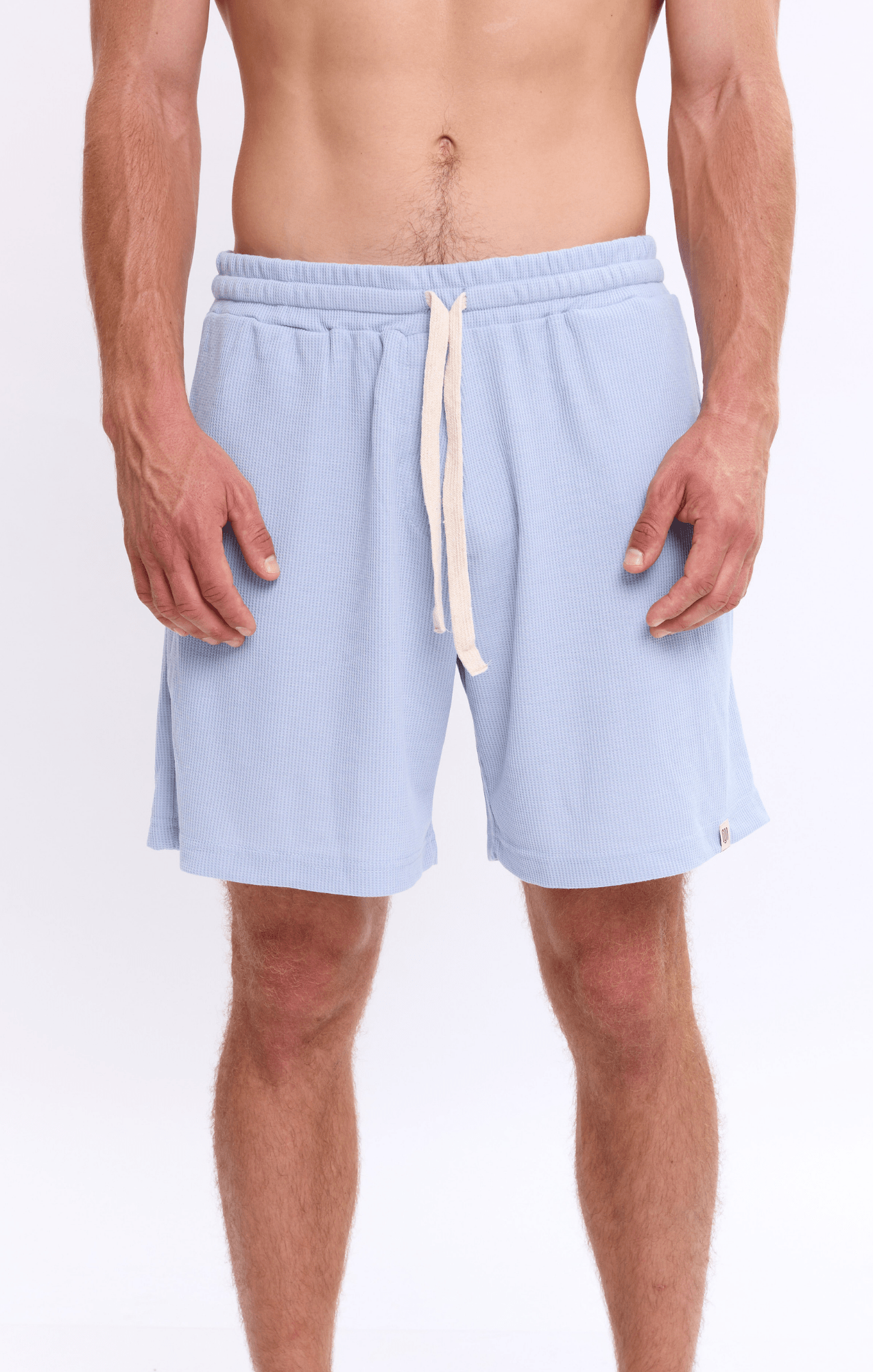 Light Blue - Waffle Shorts - GONSURFING