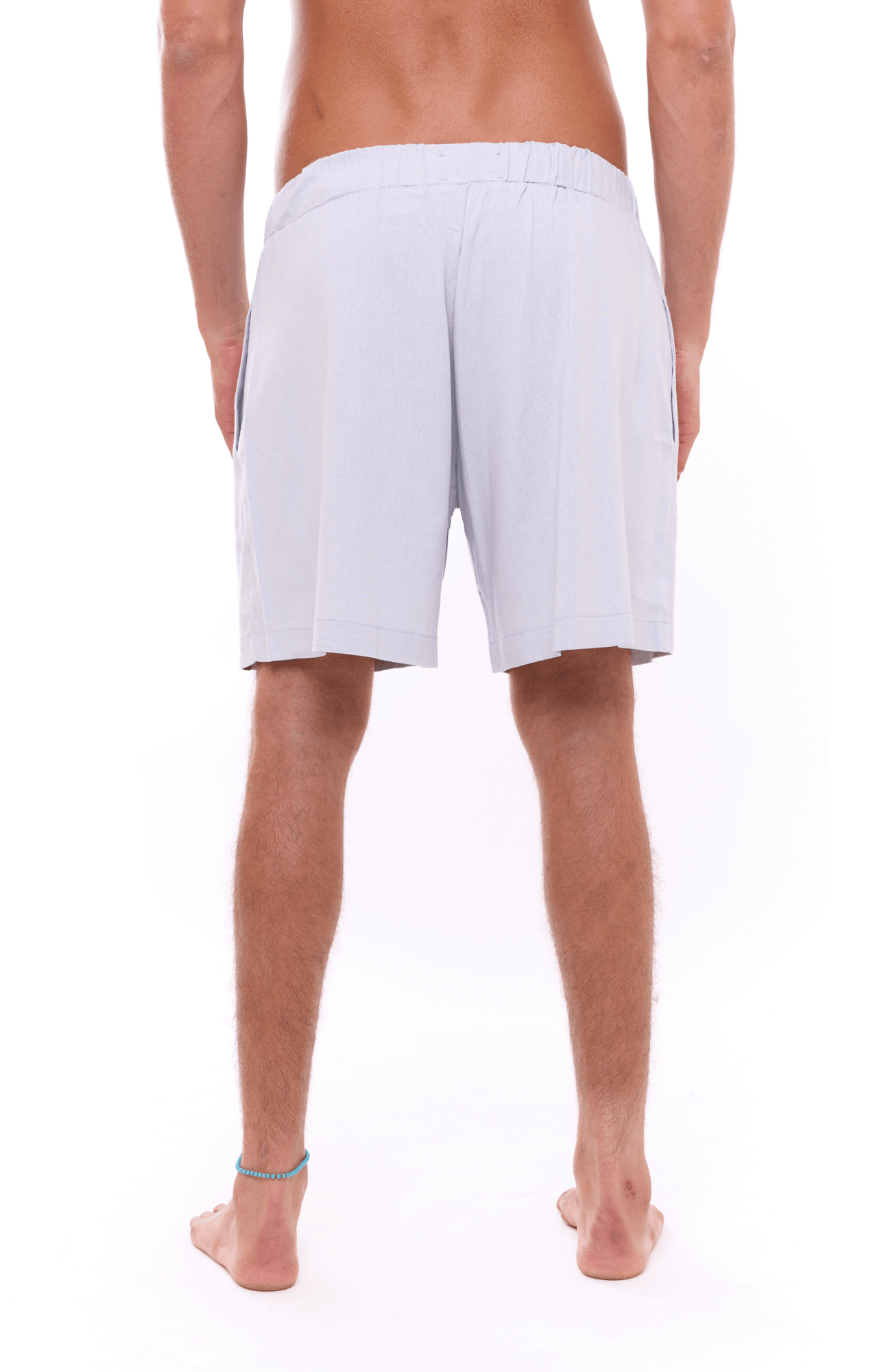 Light Gray - Unisex Linen Shorts - GONSURFING