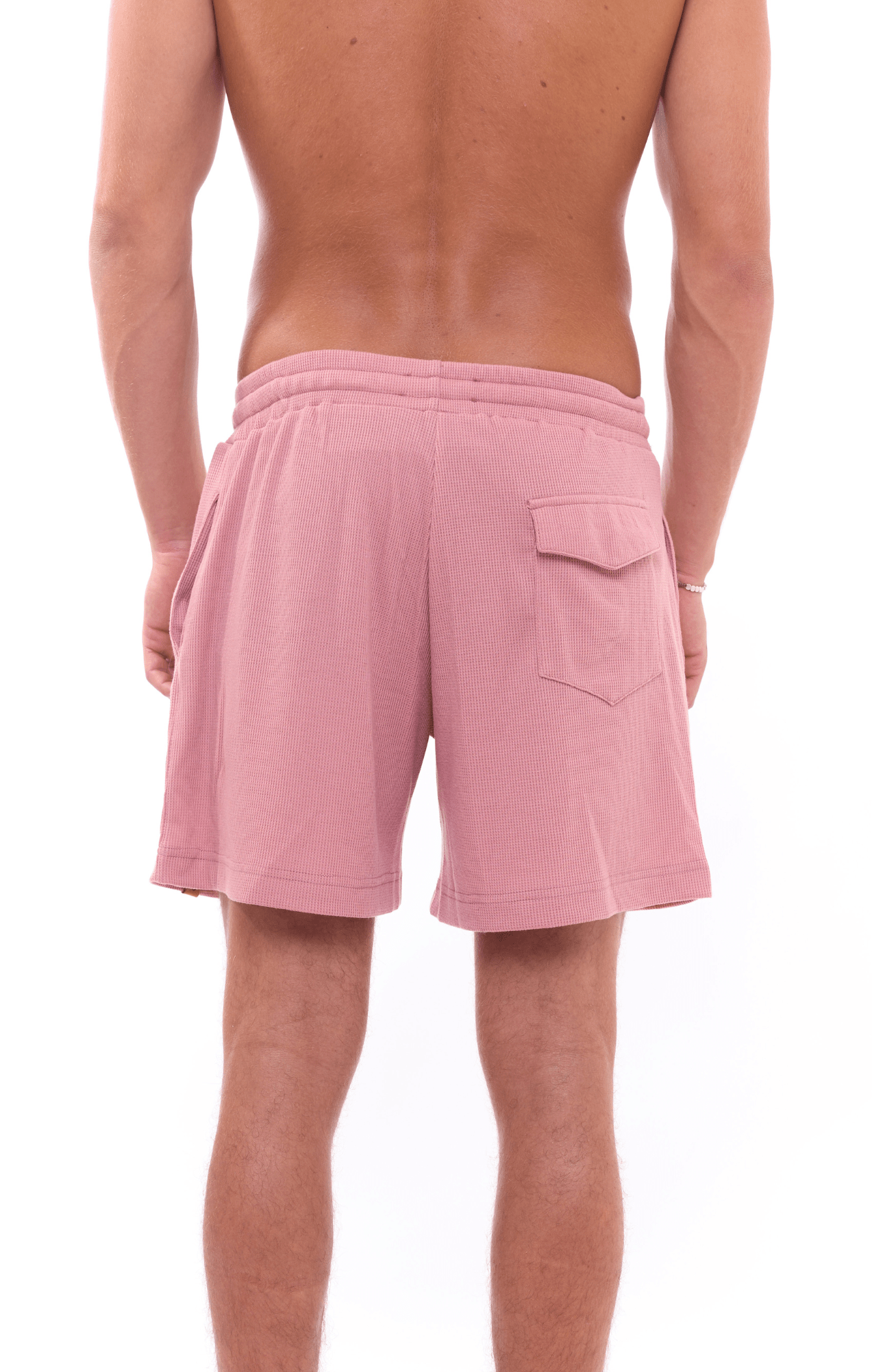 Light Pink - Waffle Unisex Shorts - GONSURFING