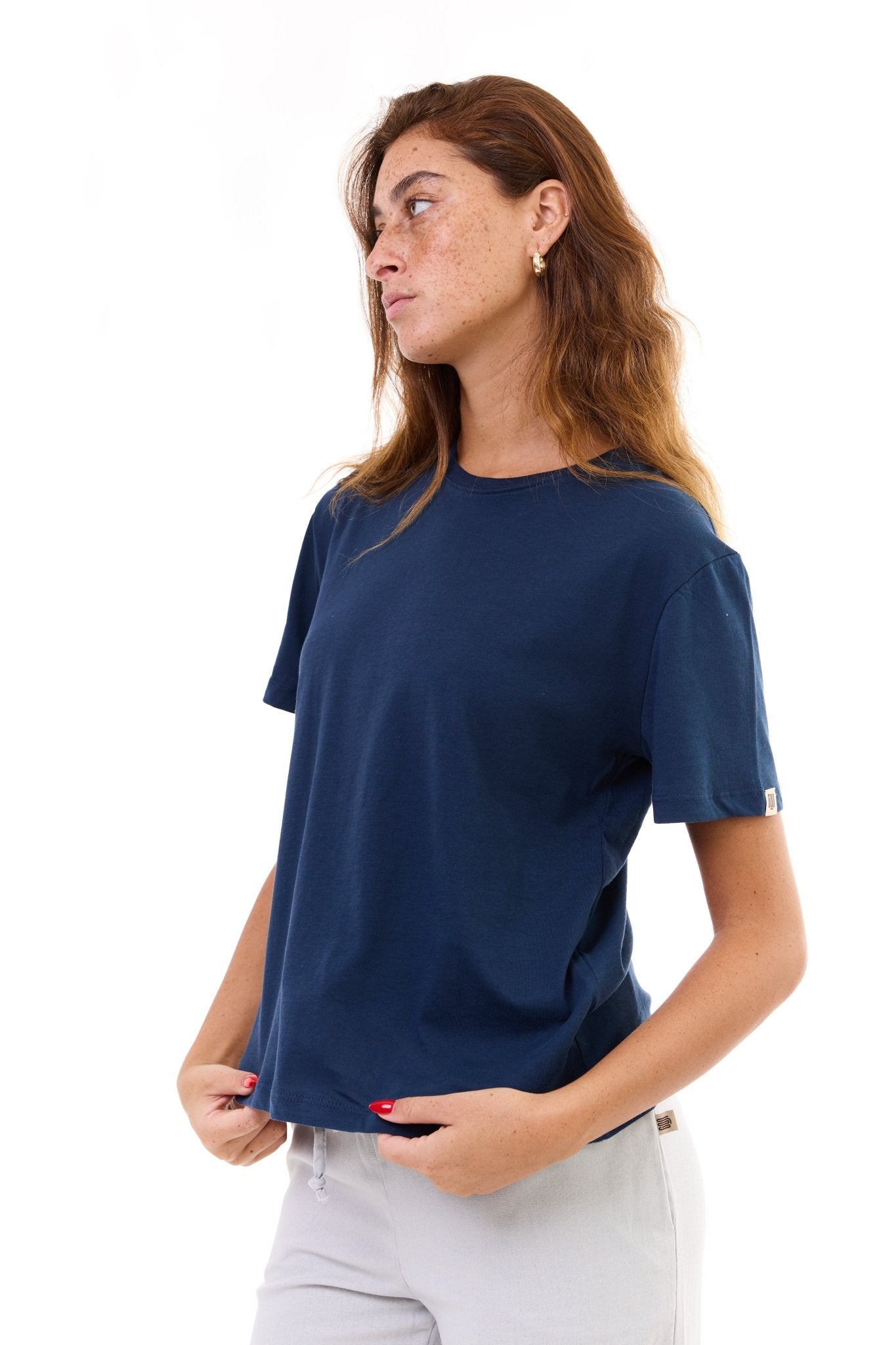 Navy blue - women t-shirt - GONSURFING