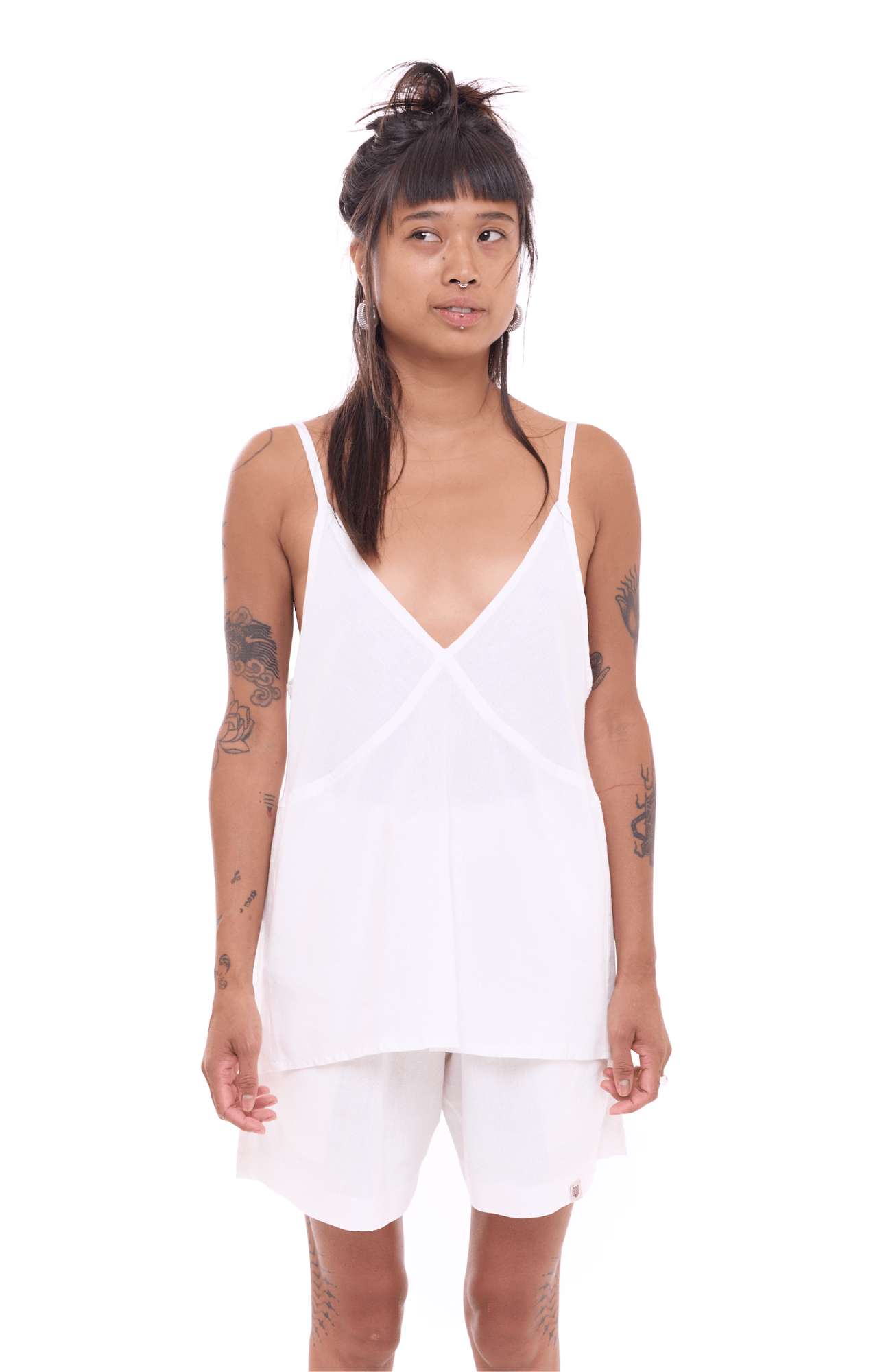 Off White - Women Linen Top - GONSURFING