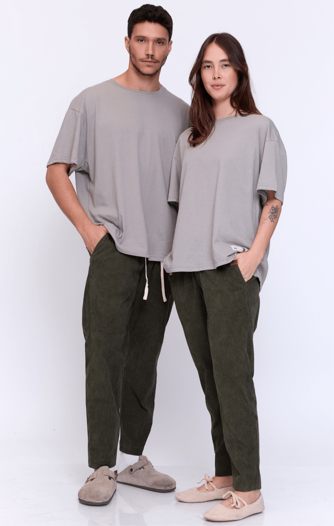 Olive - Corduroy Long Pants - GONSURFING