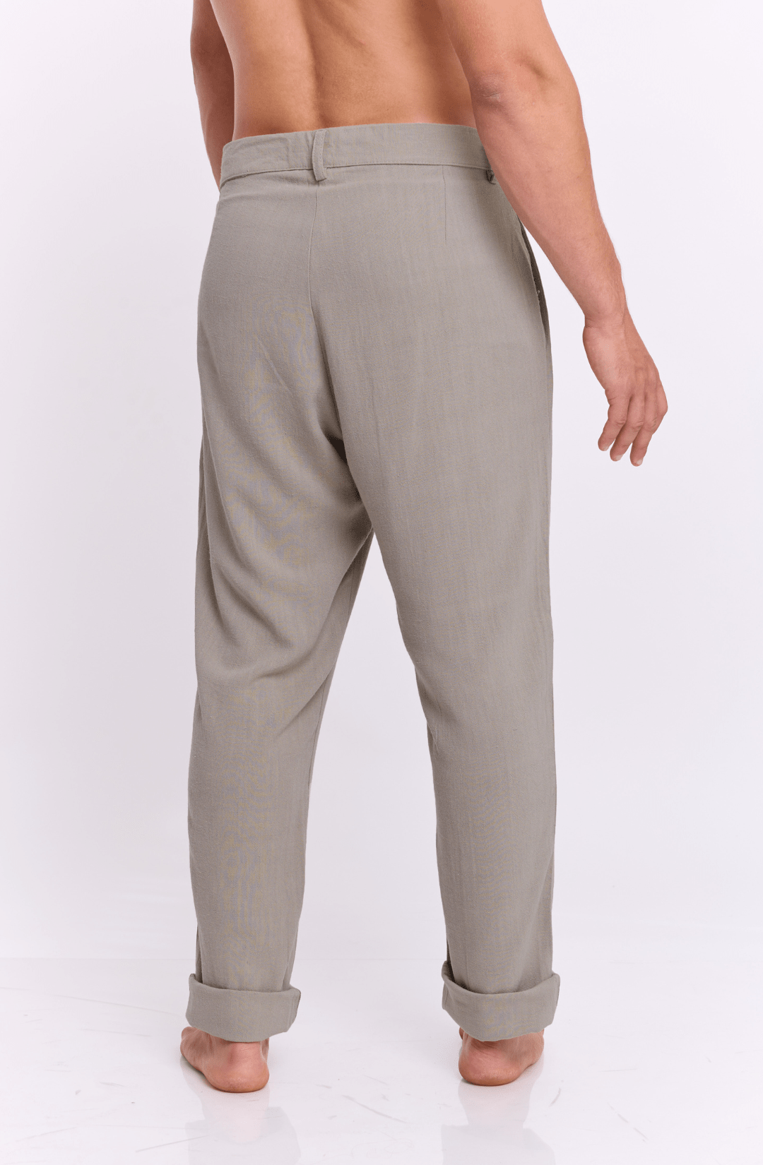 Olive - Linen Long Pants - GONSURFING