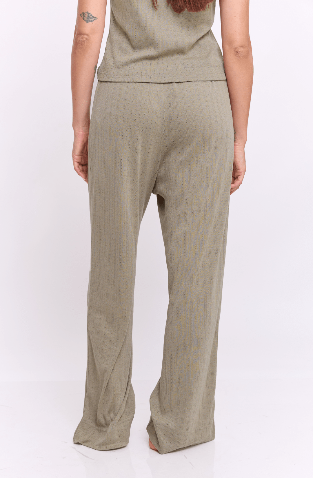 Olive pointeil - long pants - GONSURFING