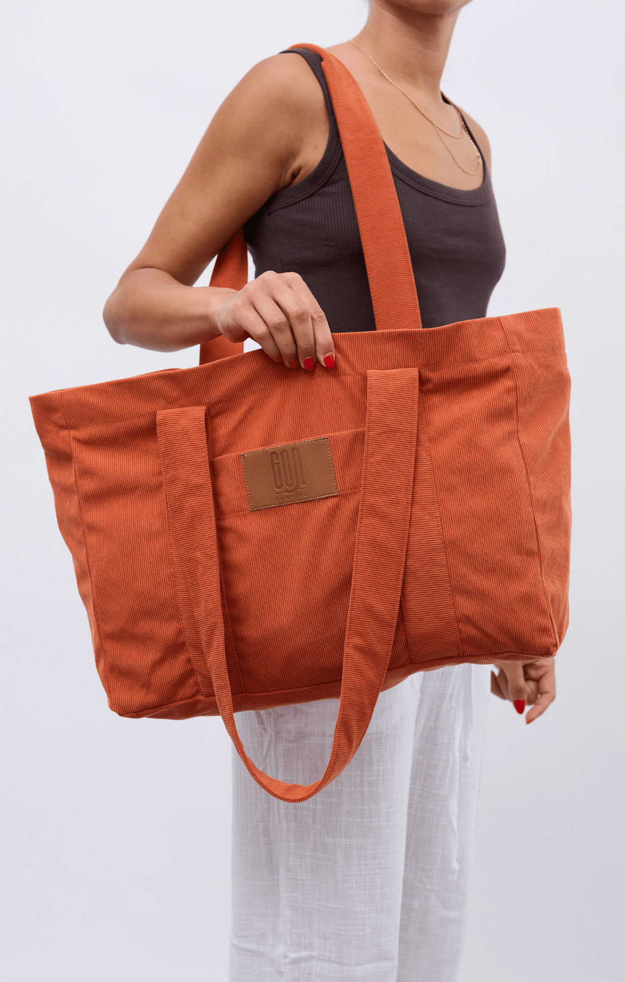 Orange \ Hamra - Corduroy Bag - GONSURFING
