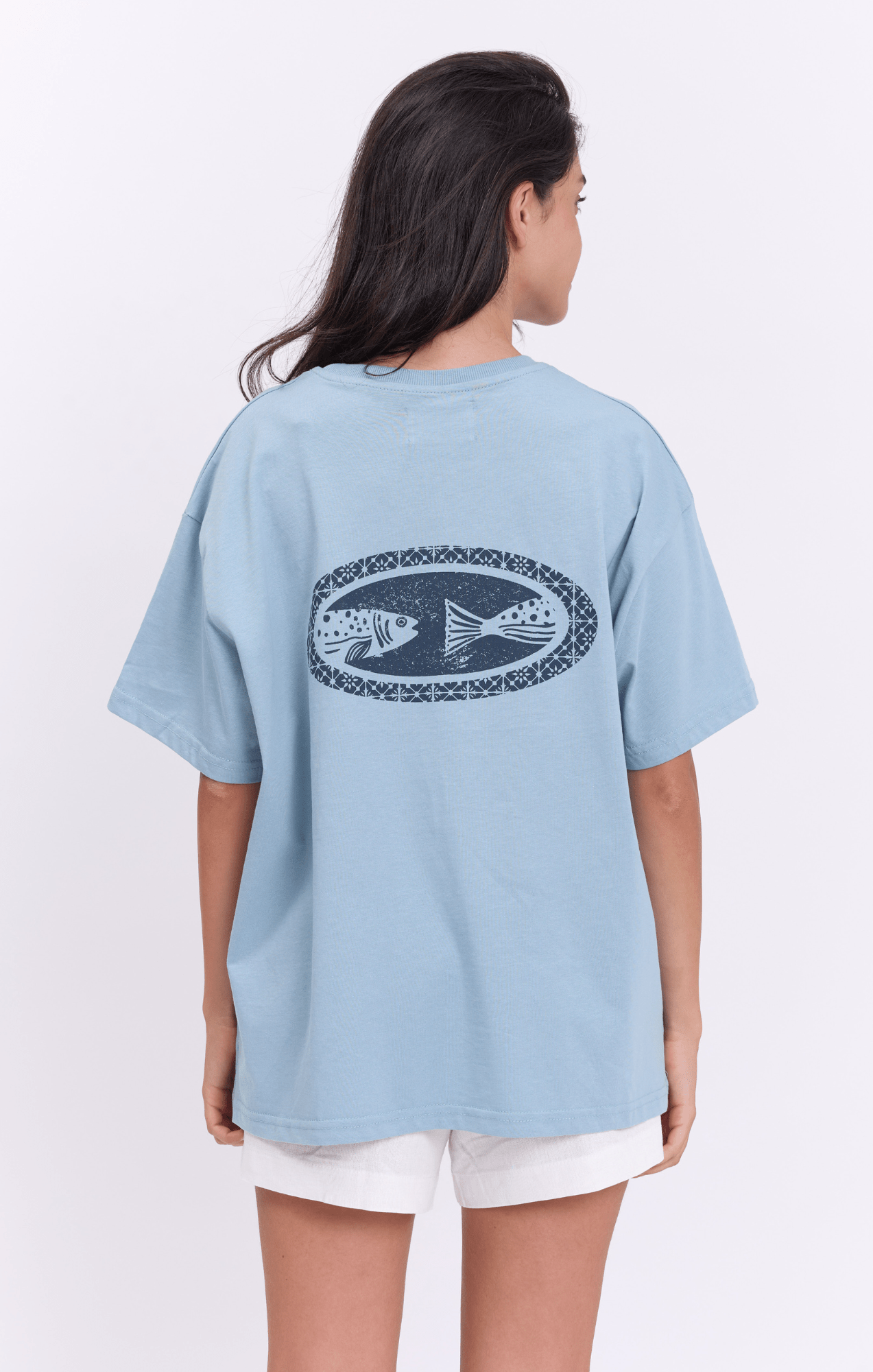 Oval fish - Oversize T-Shirt - GONSURFING