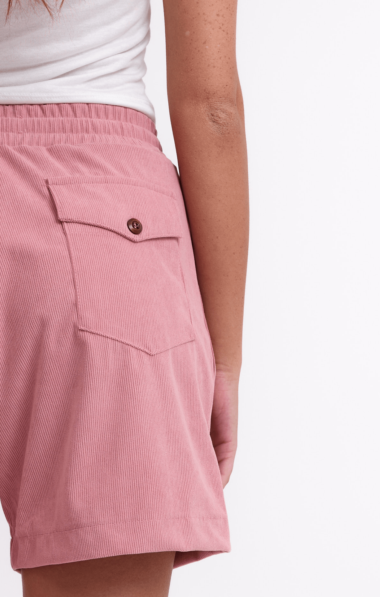 Pink - Corduroy Shorts - GONSURFING
