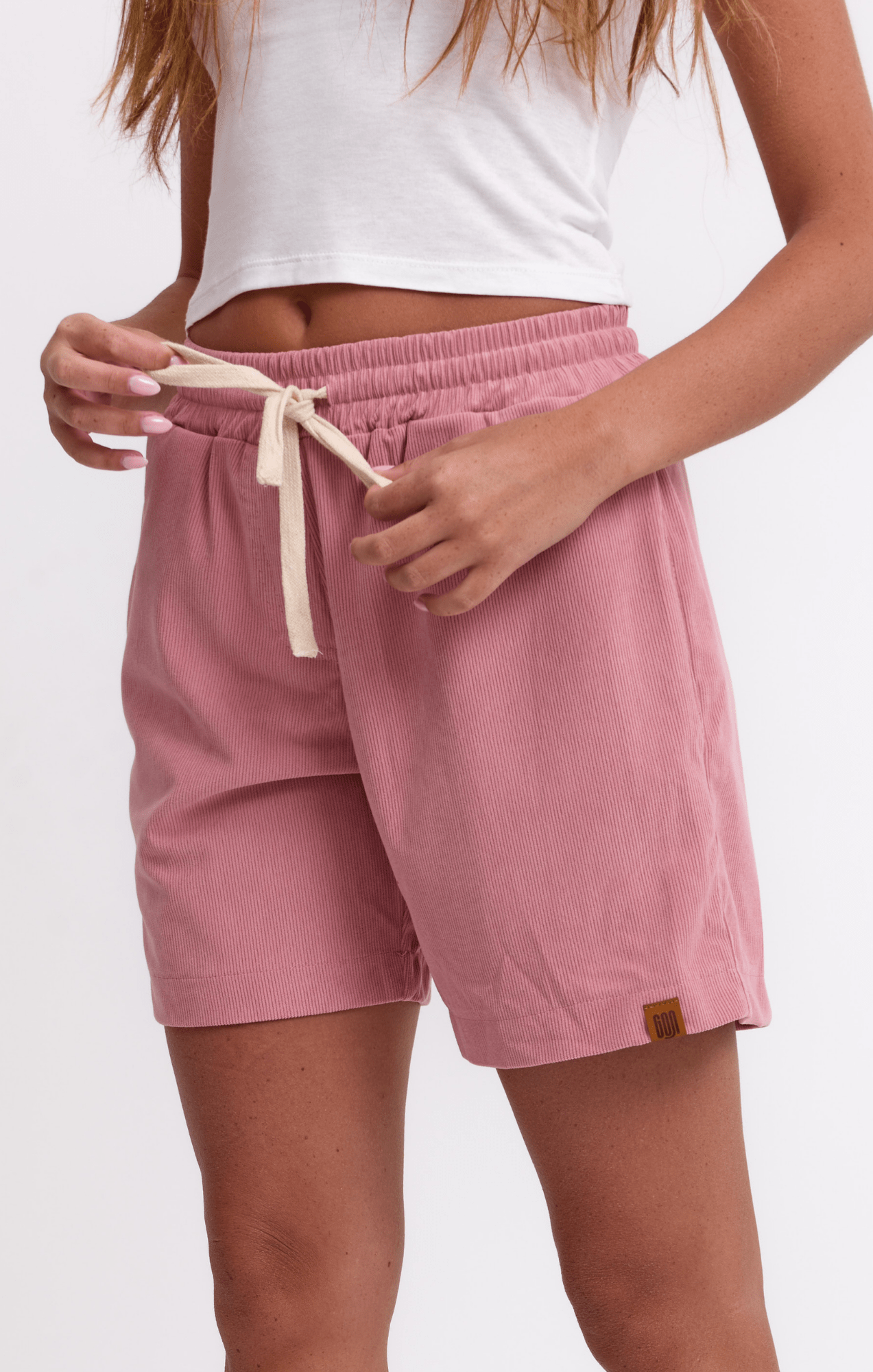 Pink - Corduroy Shorts - GONSURFING