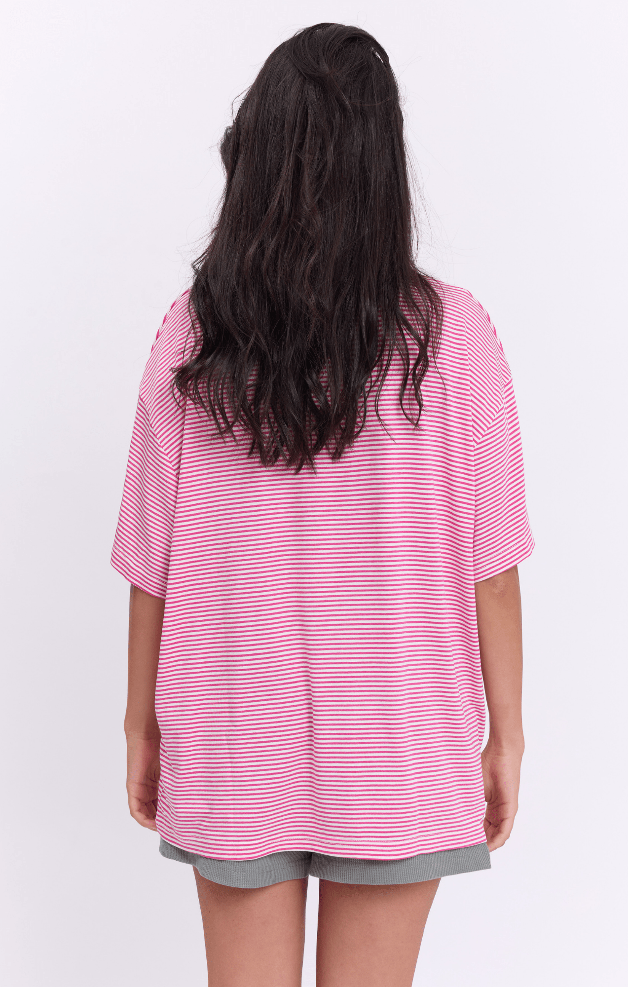 Pink Stripes - Oversize T-Shirt - GONSURFING