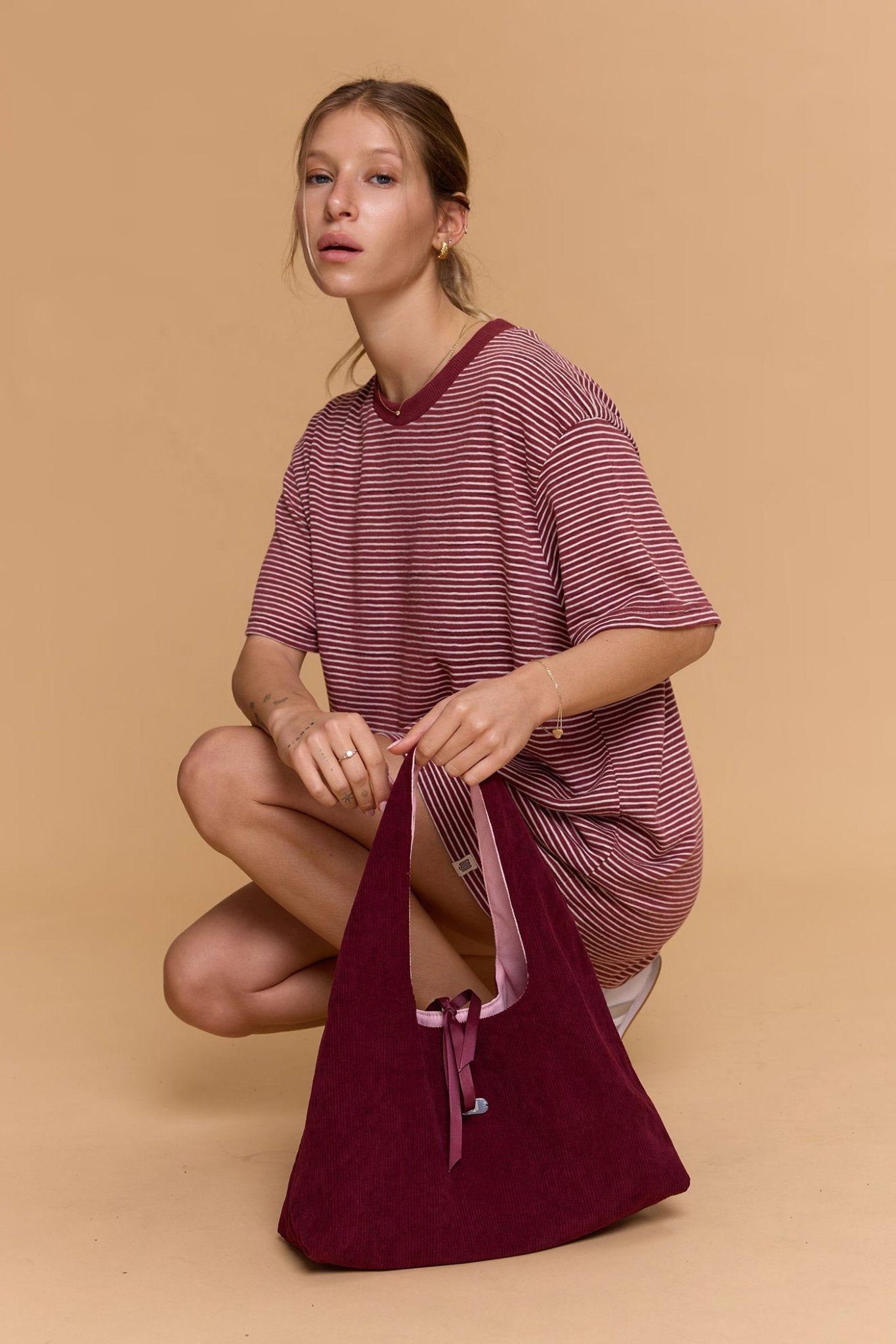 Shoulder bag - Burgundy / pink - GONSURFING