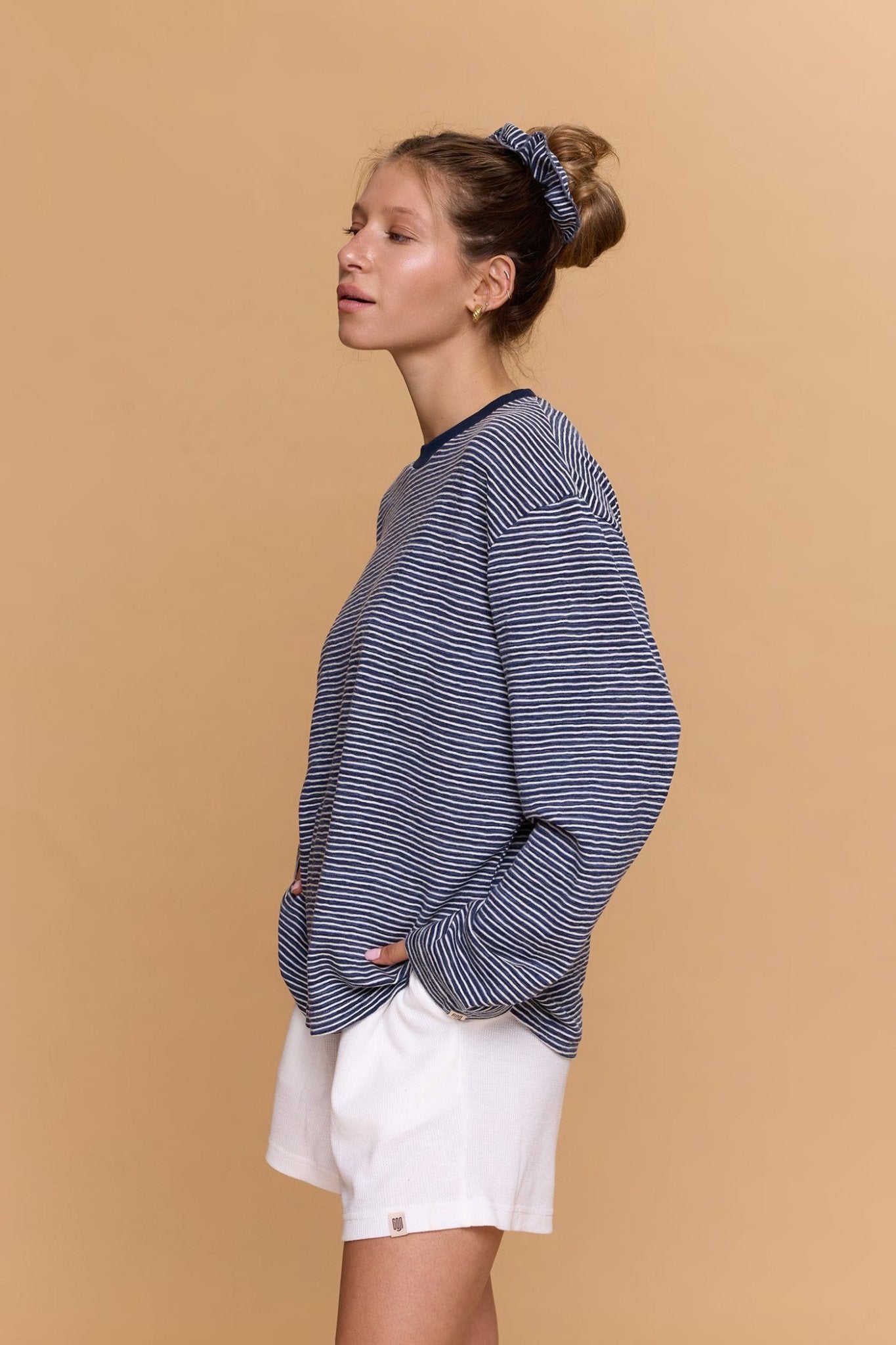 Striped Long sleeve - Blue - GONSURFING
