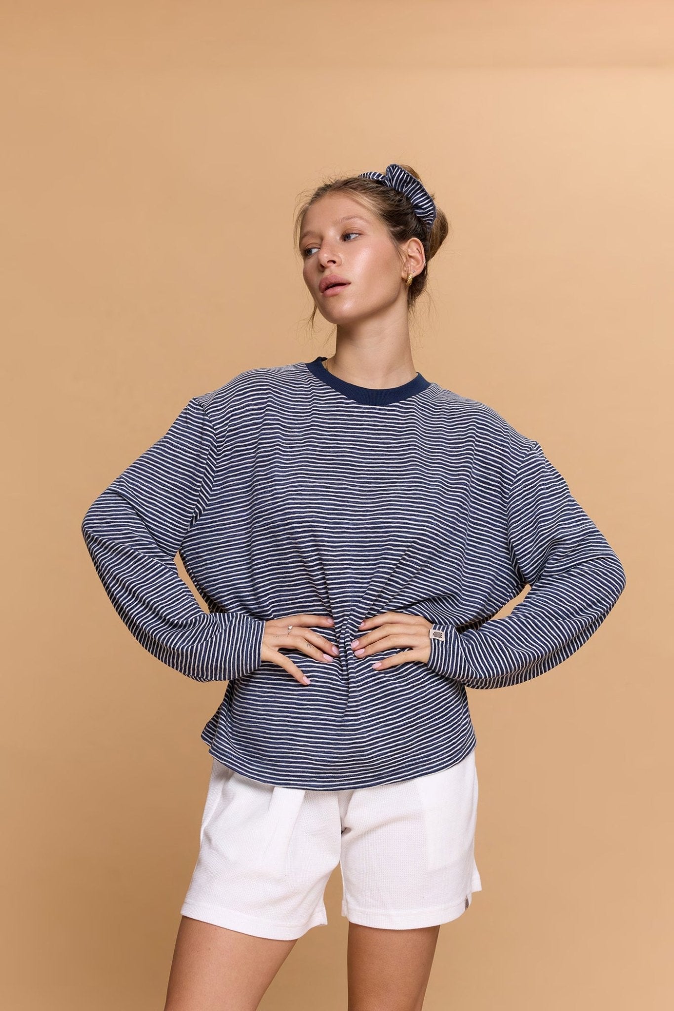 Striped Long sleeve - Blue - GONSURFING