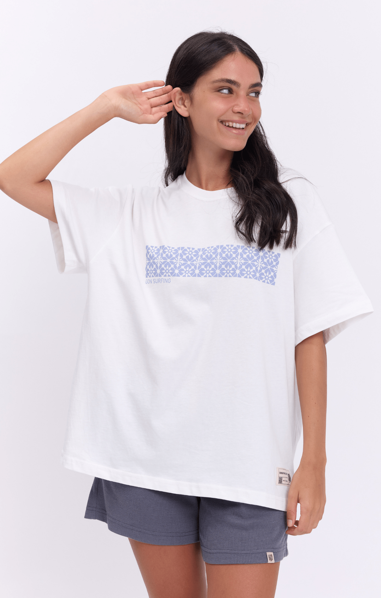 Tile strip - Oversize T-Shirt - GONSURFING