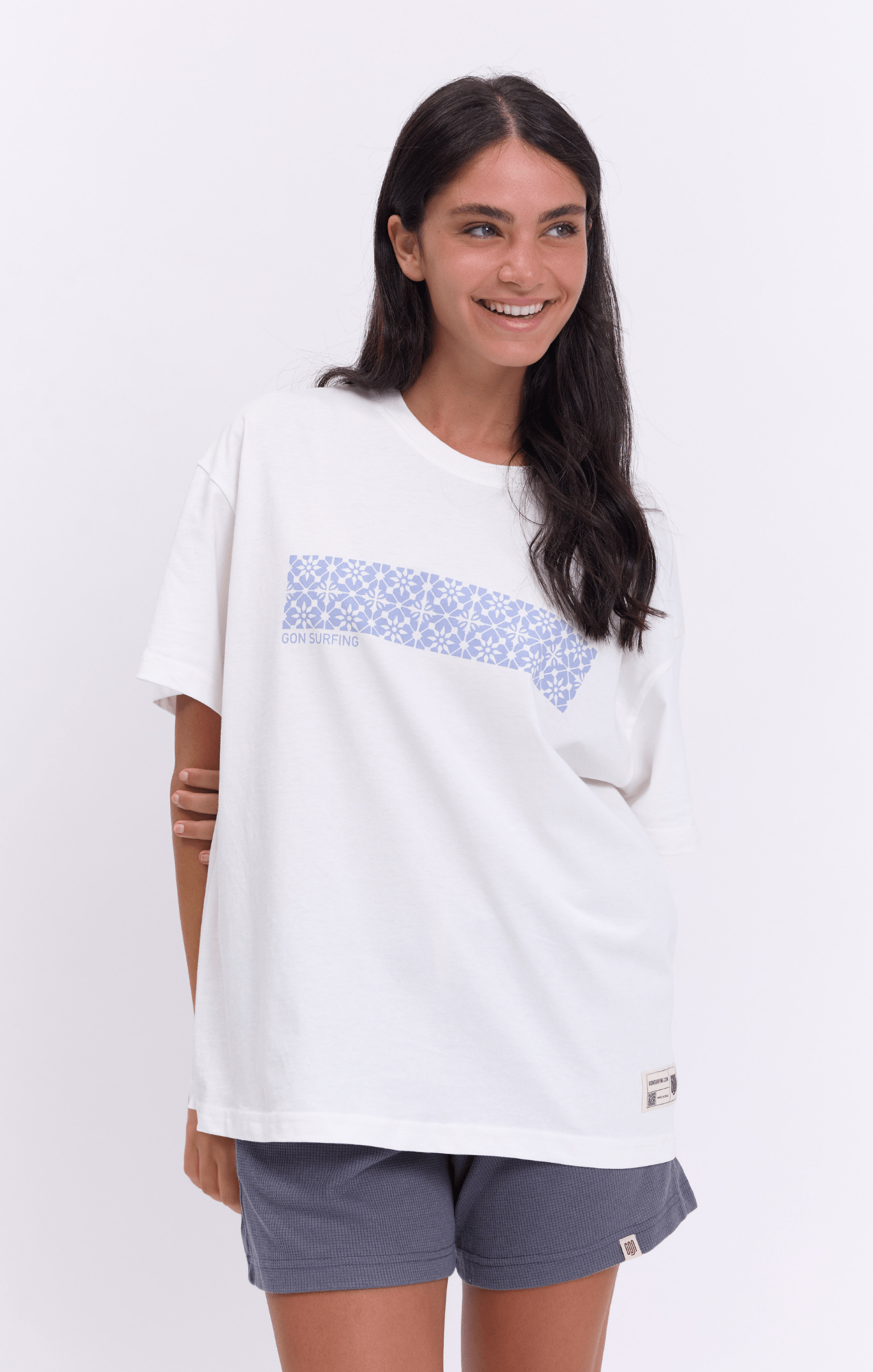 Tile strip - Oversize T-Shirt - GONSURFING