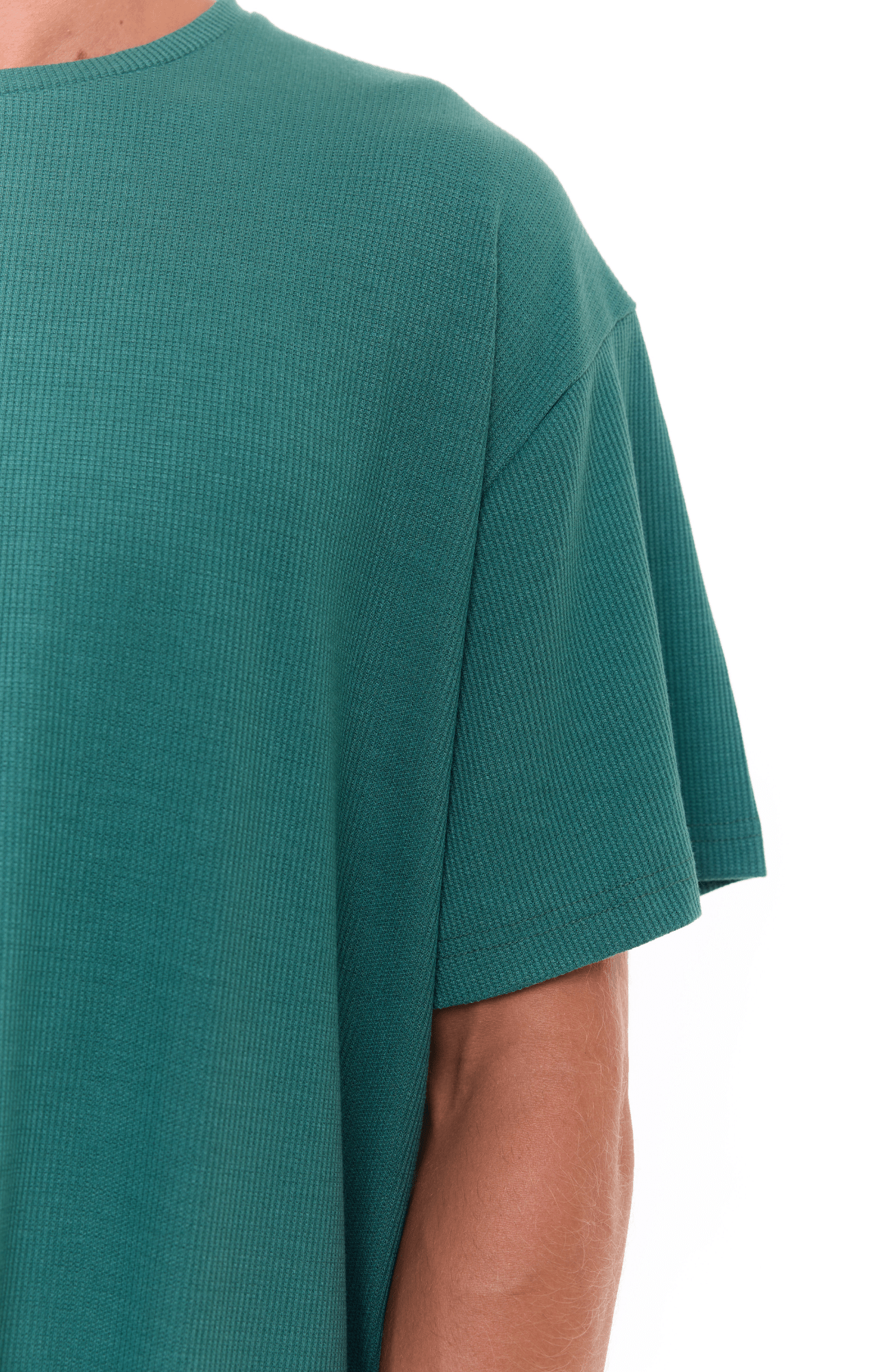 Turquoise - Waffle T-Shirt - GONSURFING