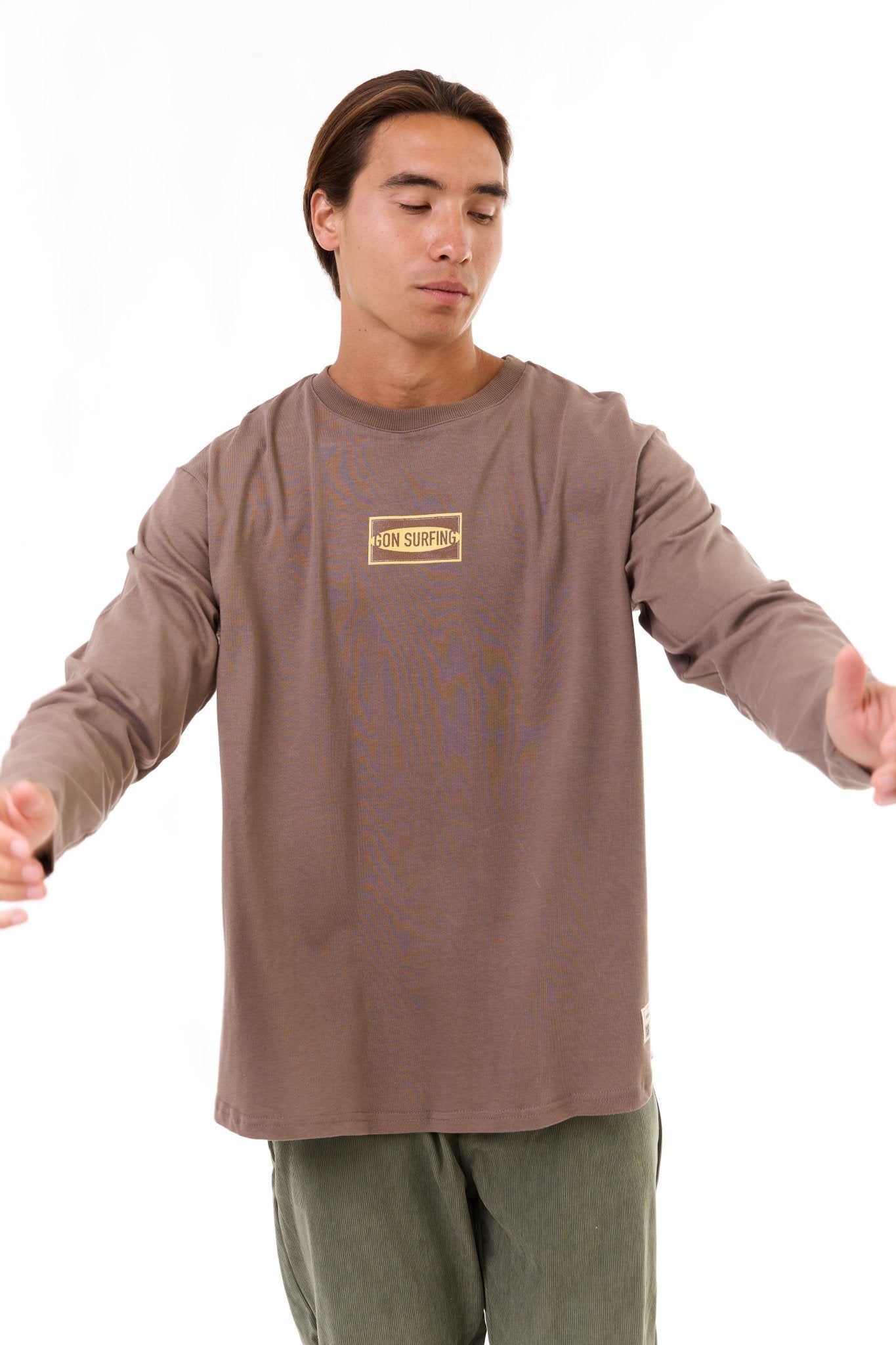Vintage logo - oversized long sleeves - GONSURFING