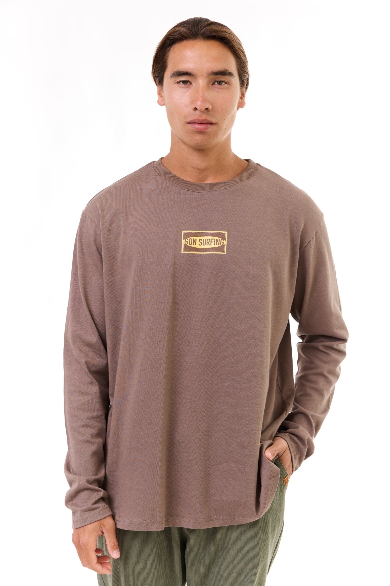 Vintage logo - oversized long sleeves - GONSURFING