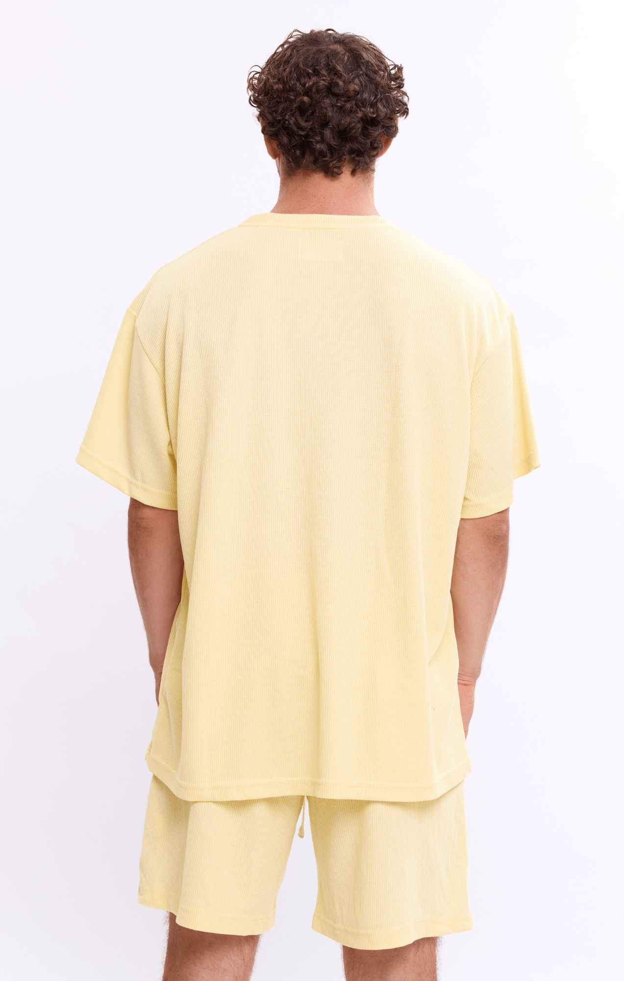 Yellow - Waffle T-Shirt - GONSURFING