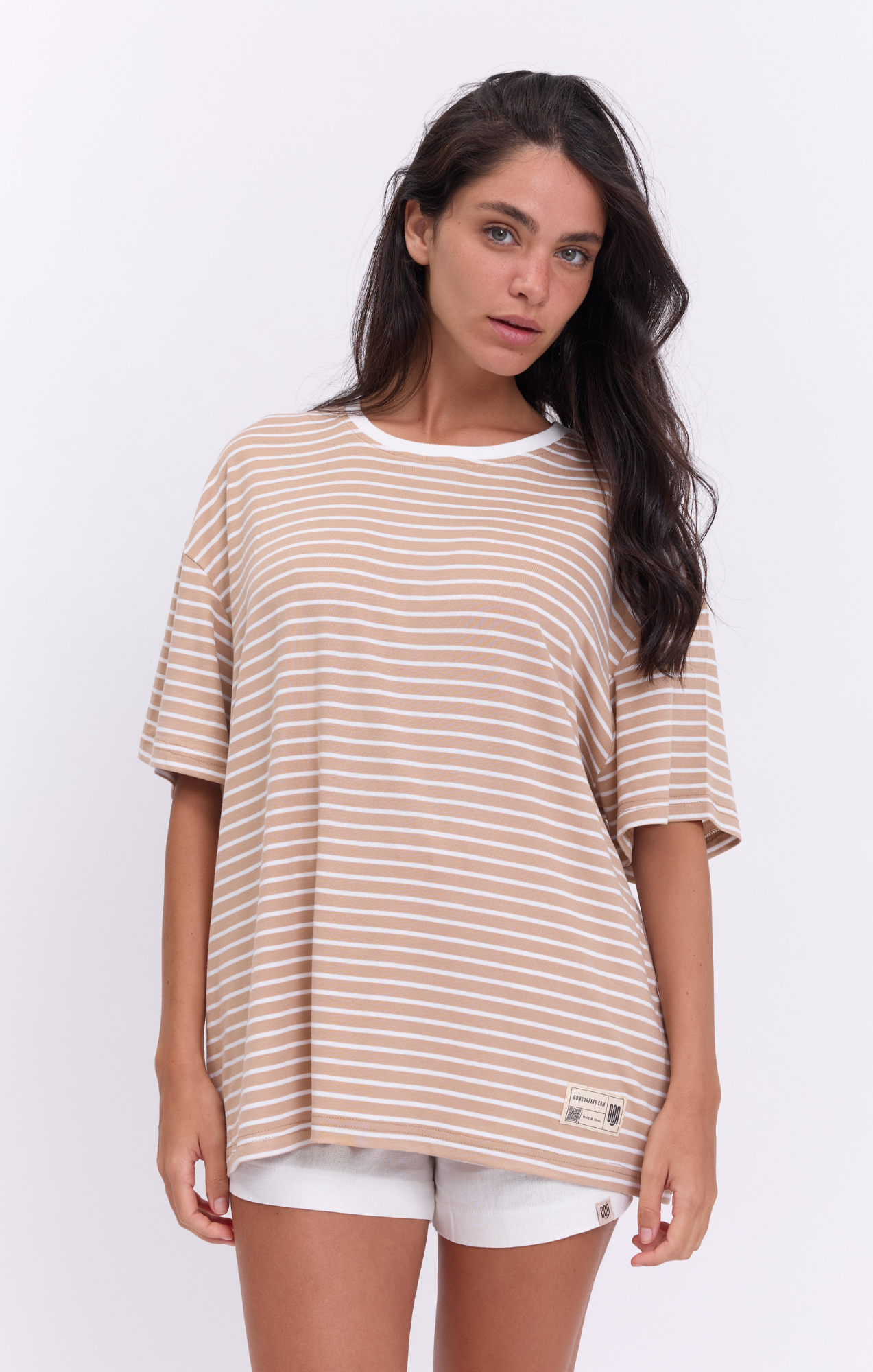 Beige Stripes T-Shirt
