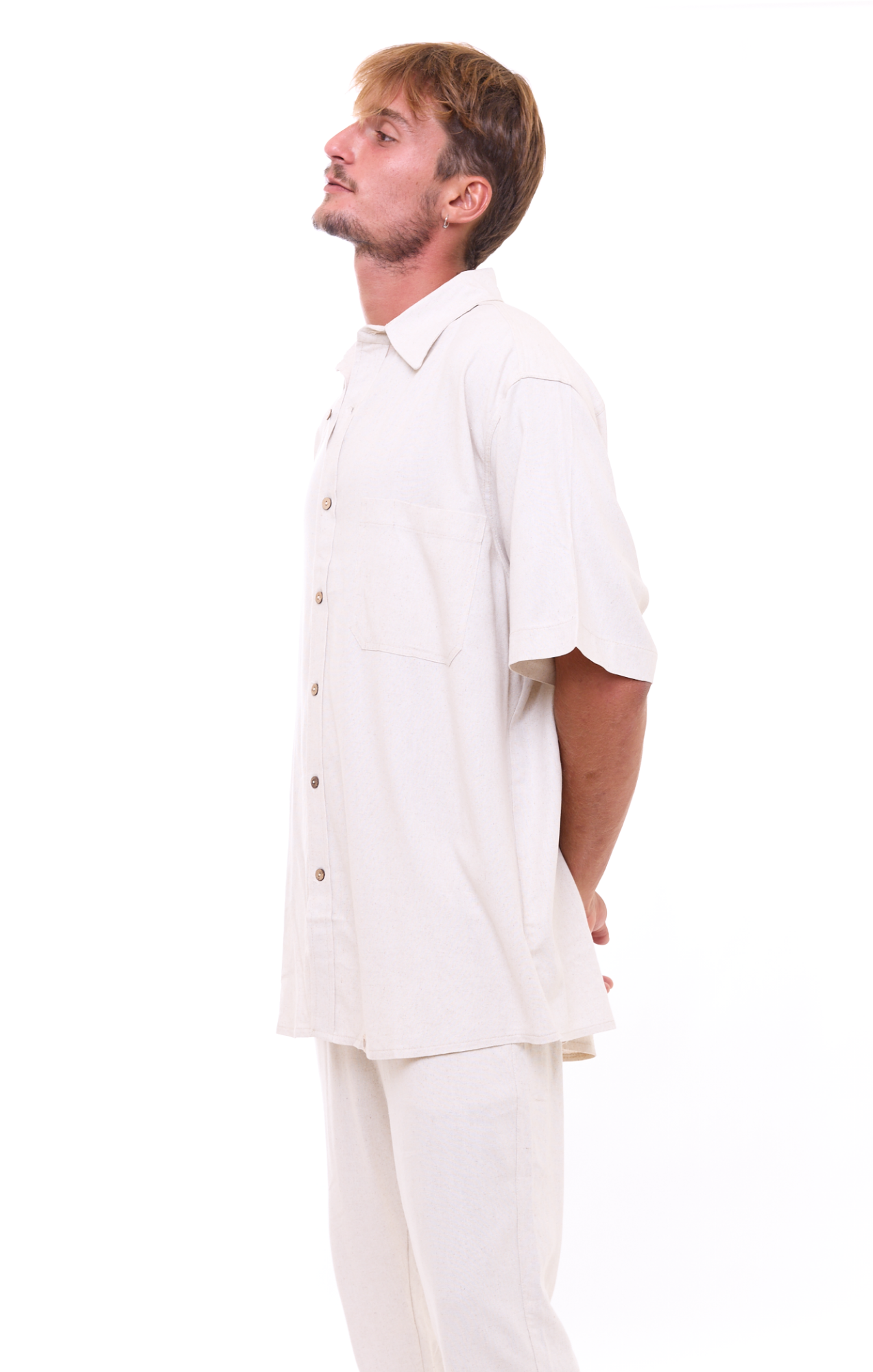 Natural Light  - Unisex Oversize Linen Shirt