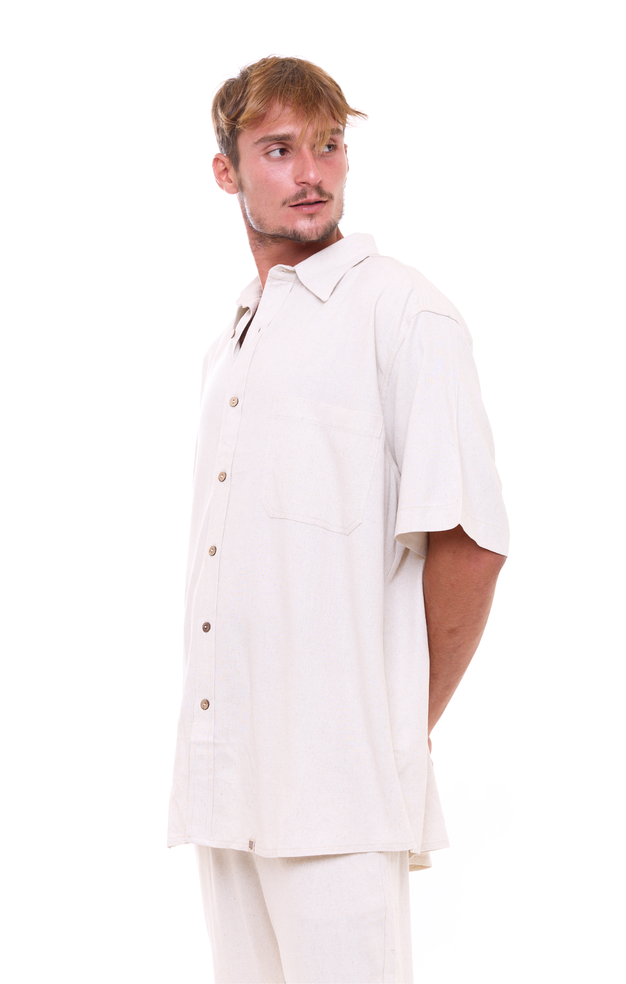 Natural Light  - Unisex Oversize Linen Shirt