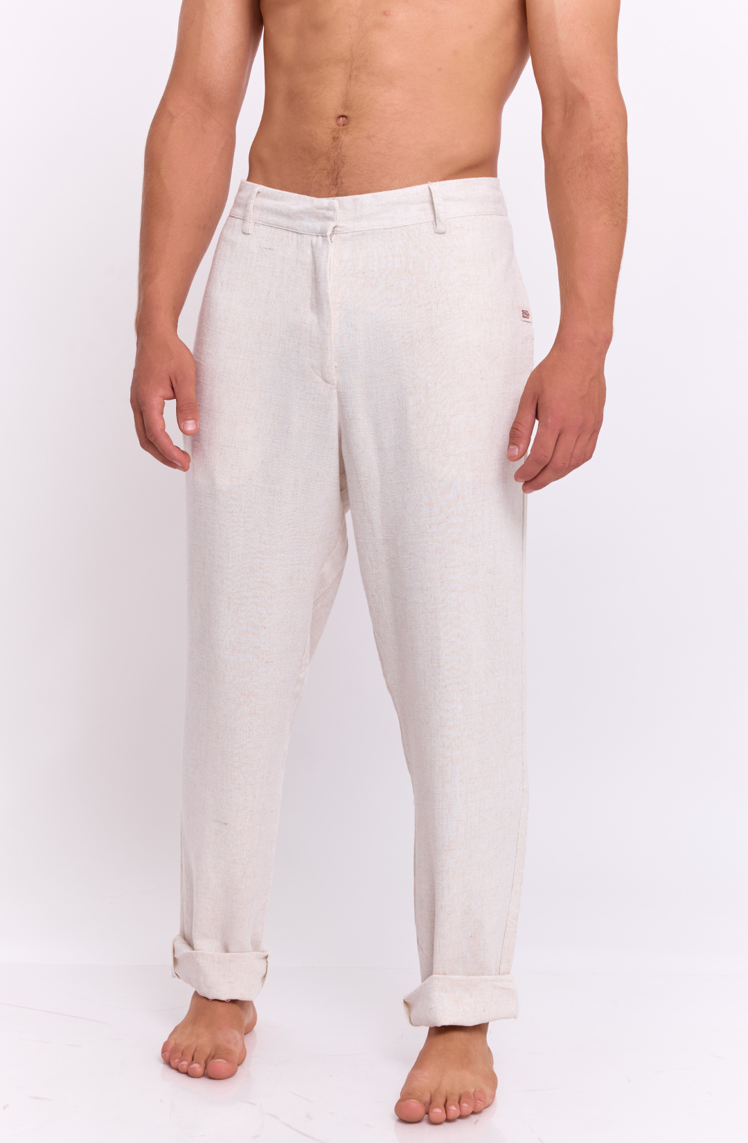 Natural - Linen Long Pants