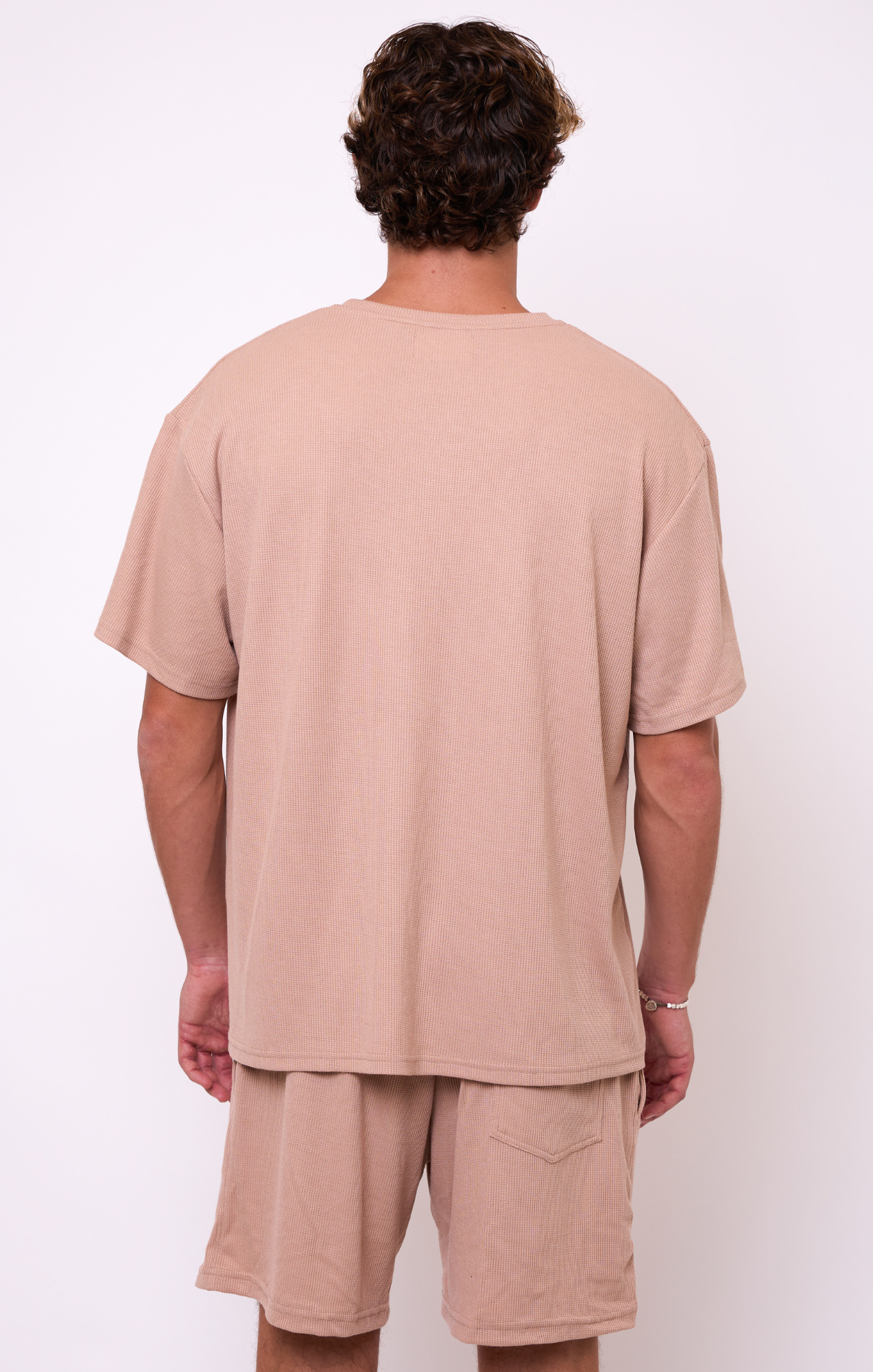 Sunset Beige - Waffle T-Shirt