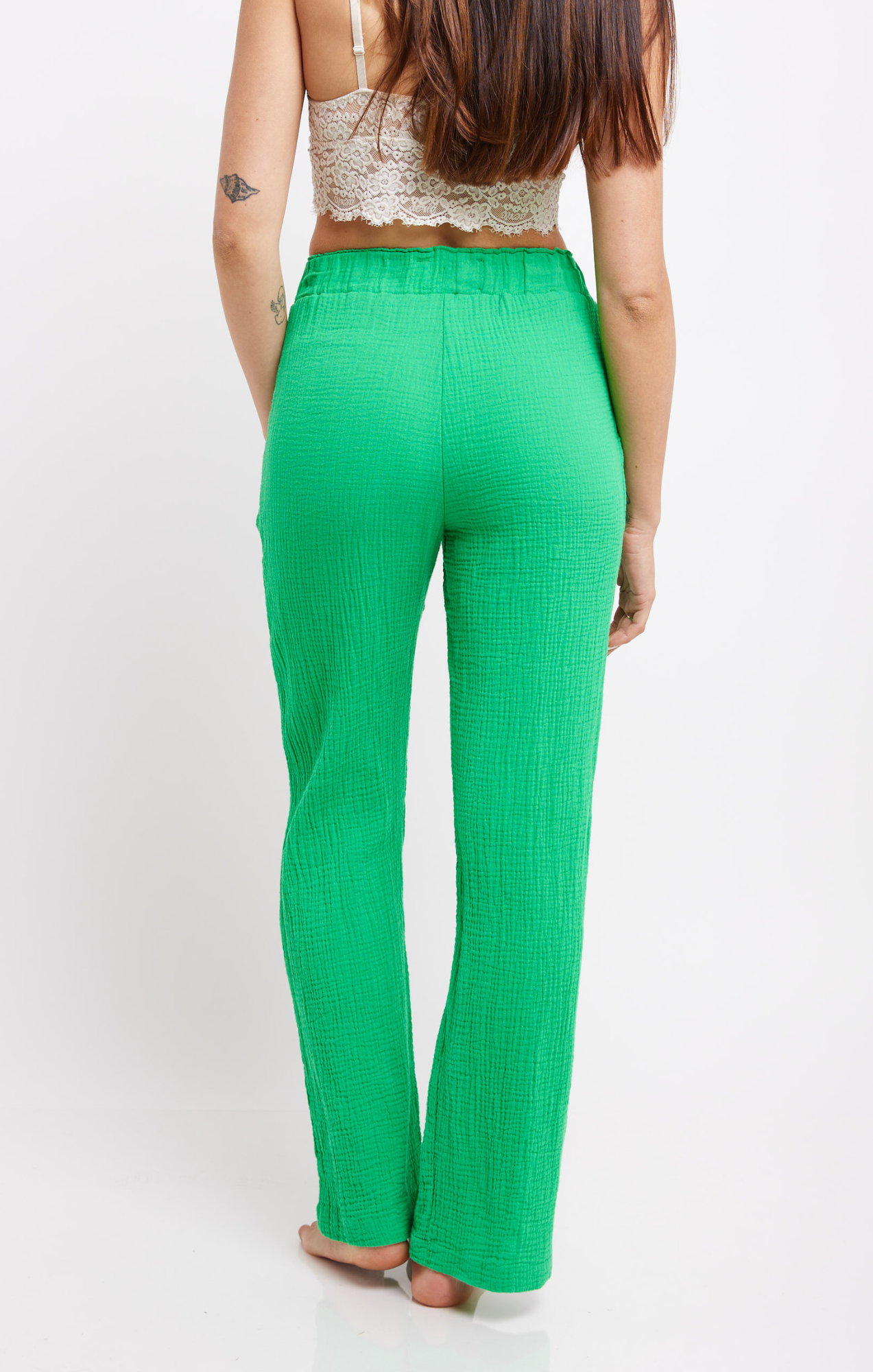 Bright Green -Woman Long Pants Tetra