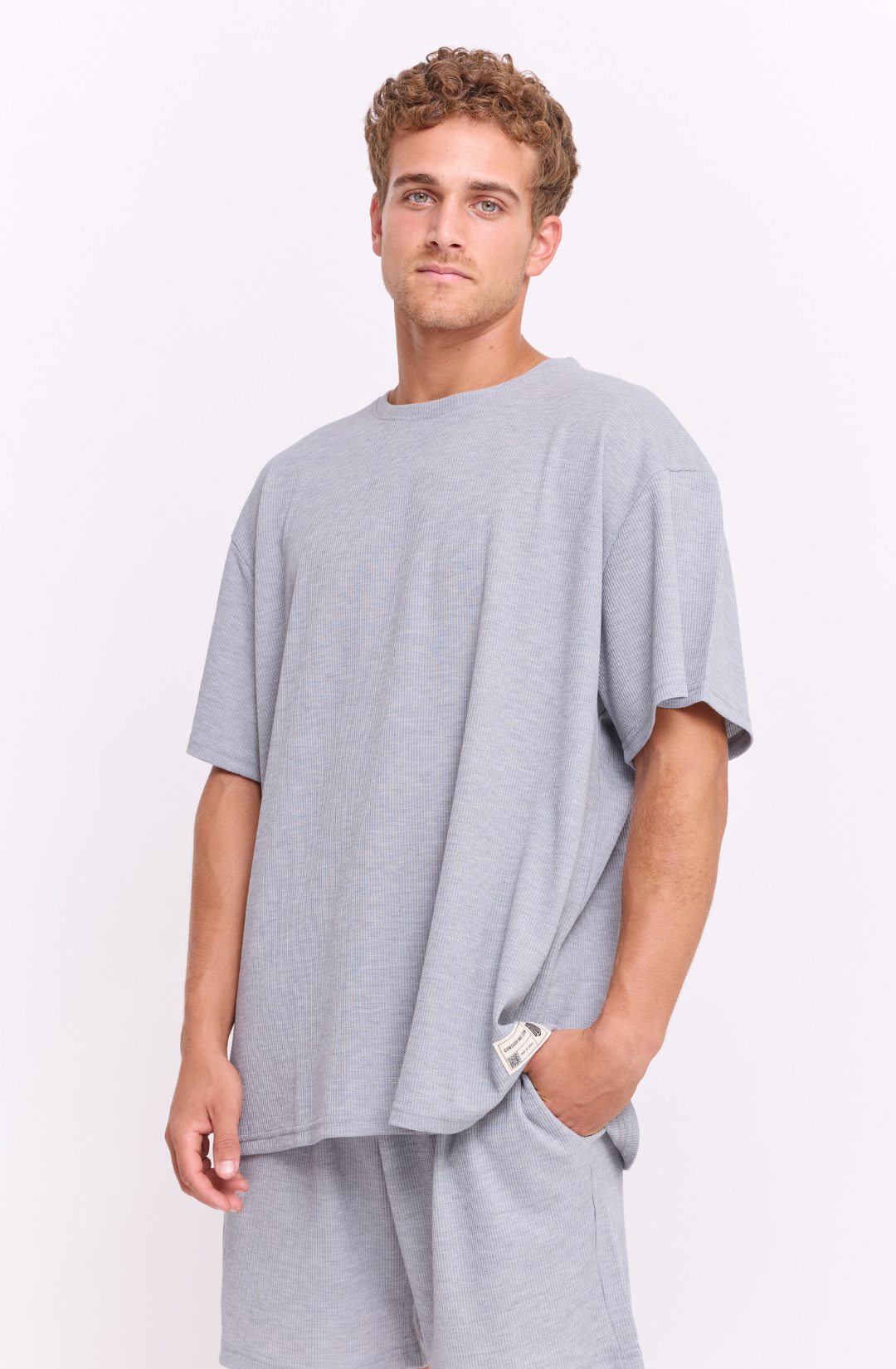 Gray - Waffle T-Shirt