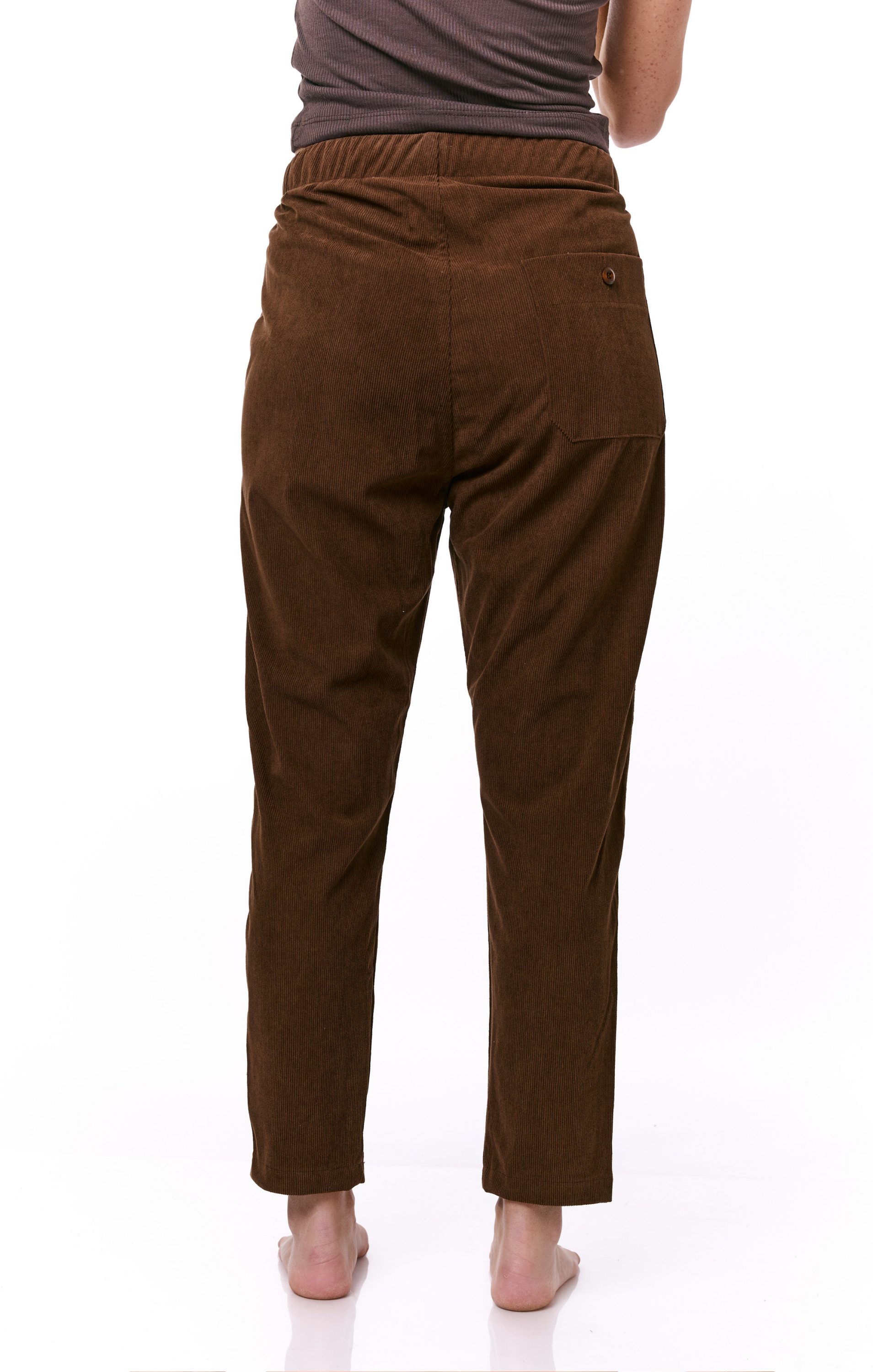 Brown - Corduroy Long Pants